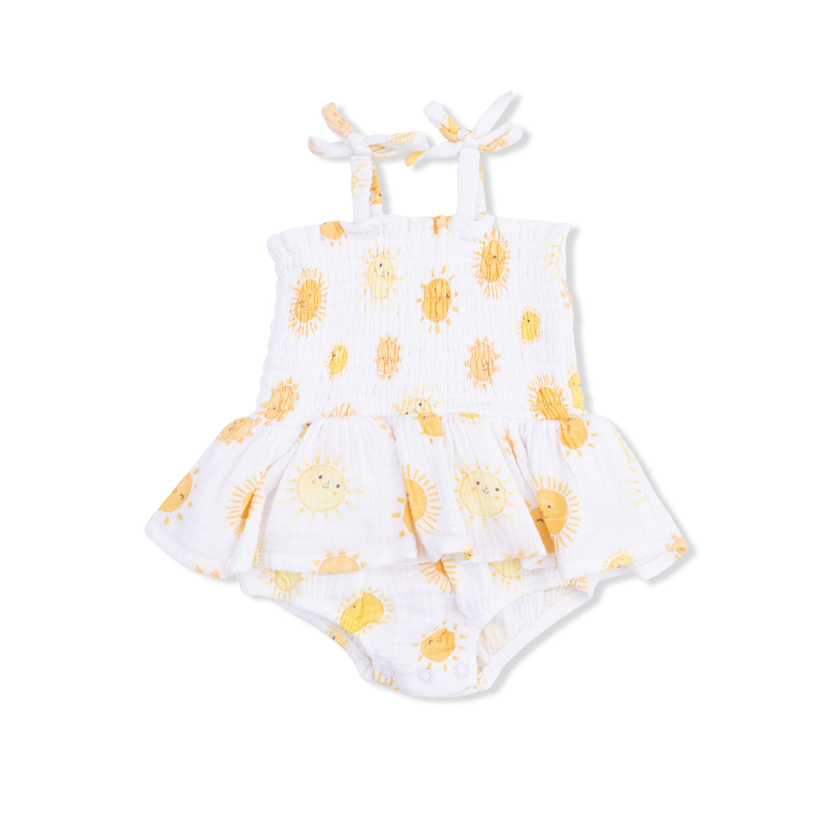 Happy Suns - Smocked Bubble with Skirt