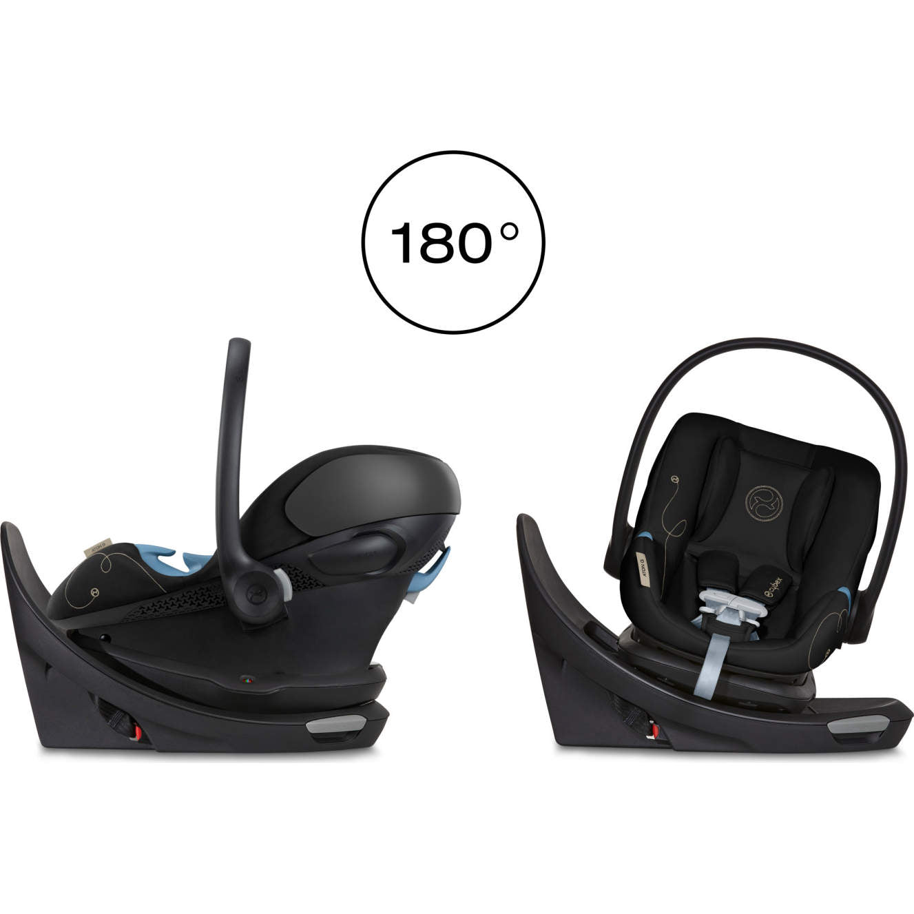 Cybex Aton G Swivel Infant Car Seat with SensorSafe - Twinkle Twinkle Little One