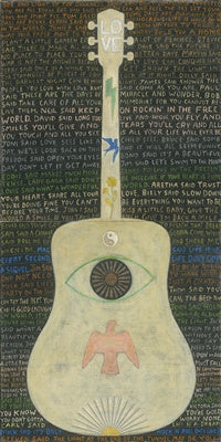 Vertical Guitar (Legends #2) - Art Tile Collection - Twinkle Twinkle Little One