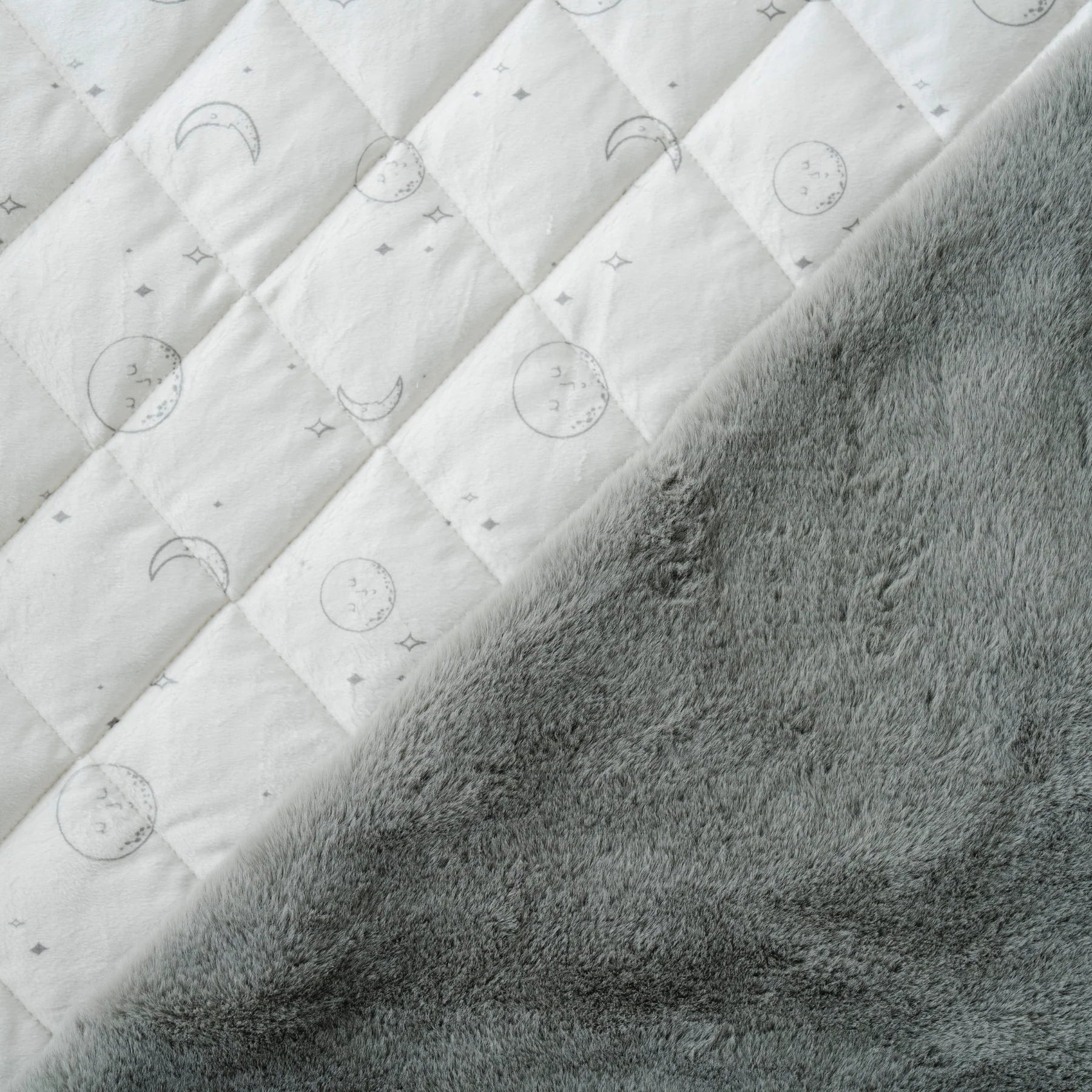 Minky/Faux Fur Nap Mat - Twinkle Twinkle Little One