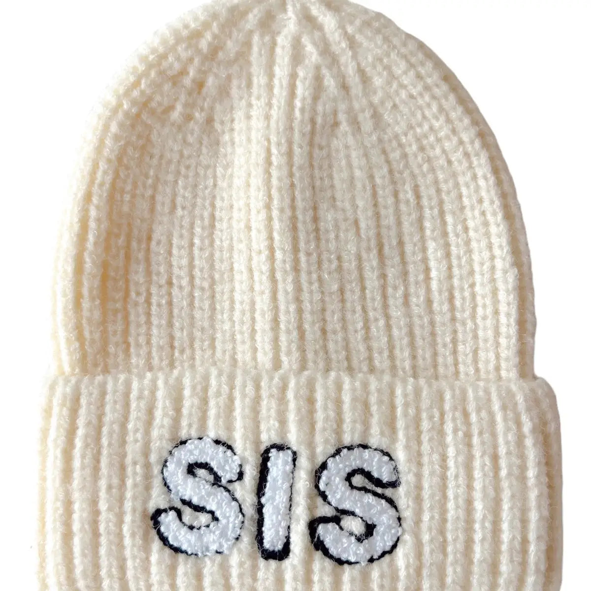 Sis Knit Hat-Ivory - Twinkle Twinkle Little One