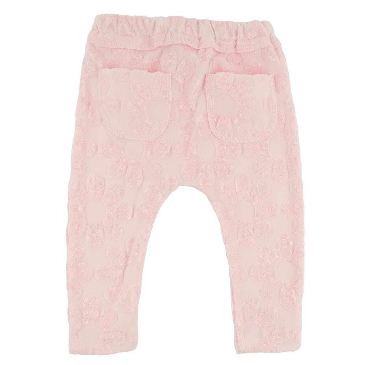 Sculpted Terry Brooklyn Boxy Sweatshirt & Jogger Set- Daisies - Pale Pink - Twinkle Twinkle Little One