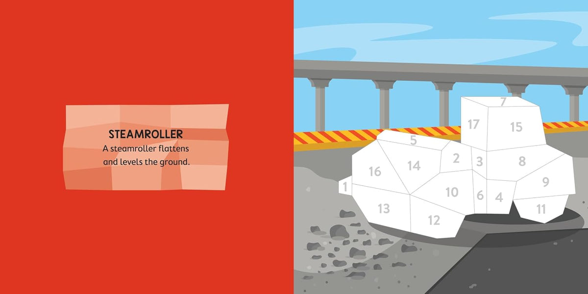 My First Paint by Sticker: Construction Site