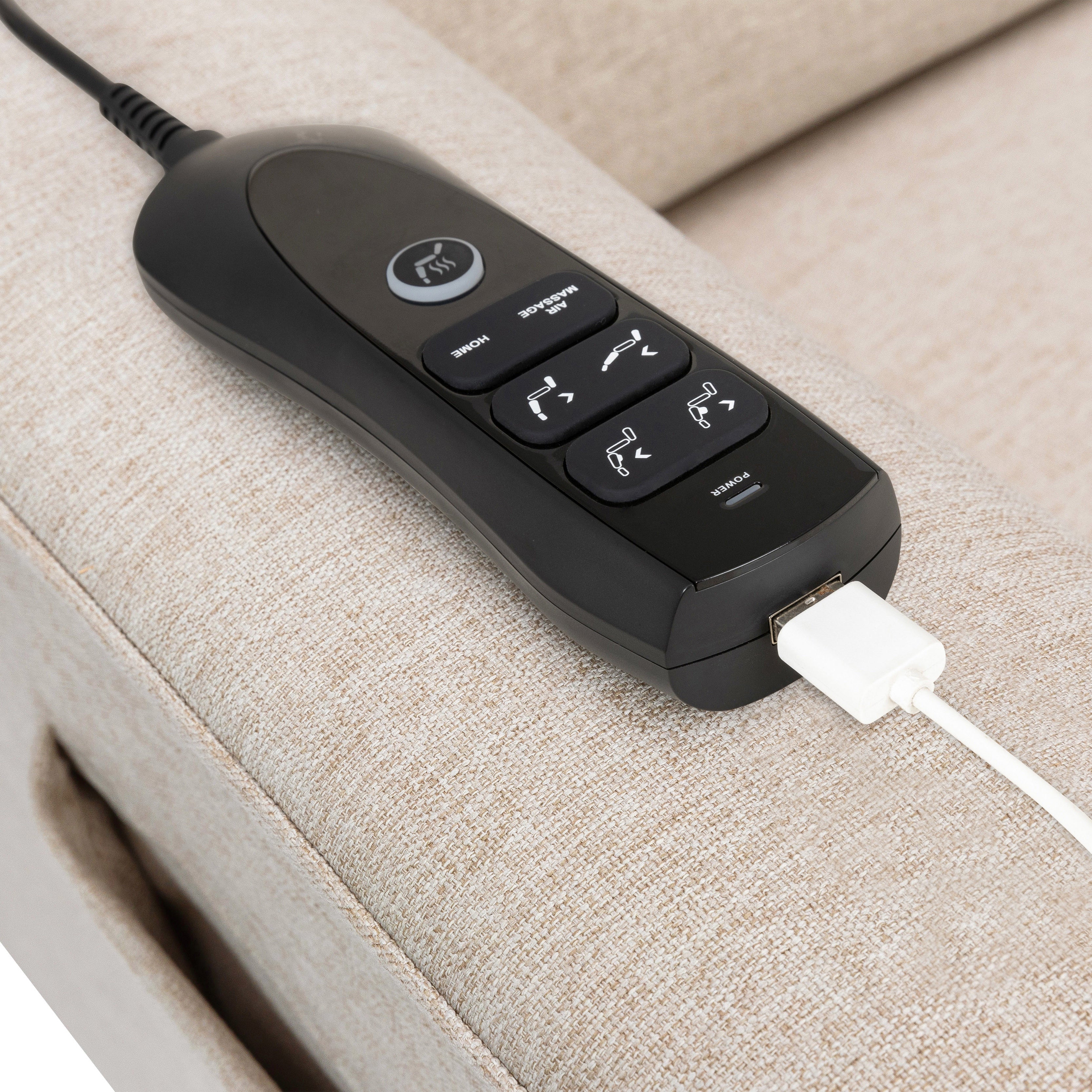 Namesake Willa Deluxe Power Recliner and Swivel Glider with Heat and Massage