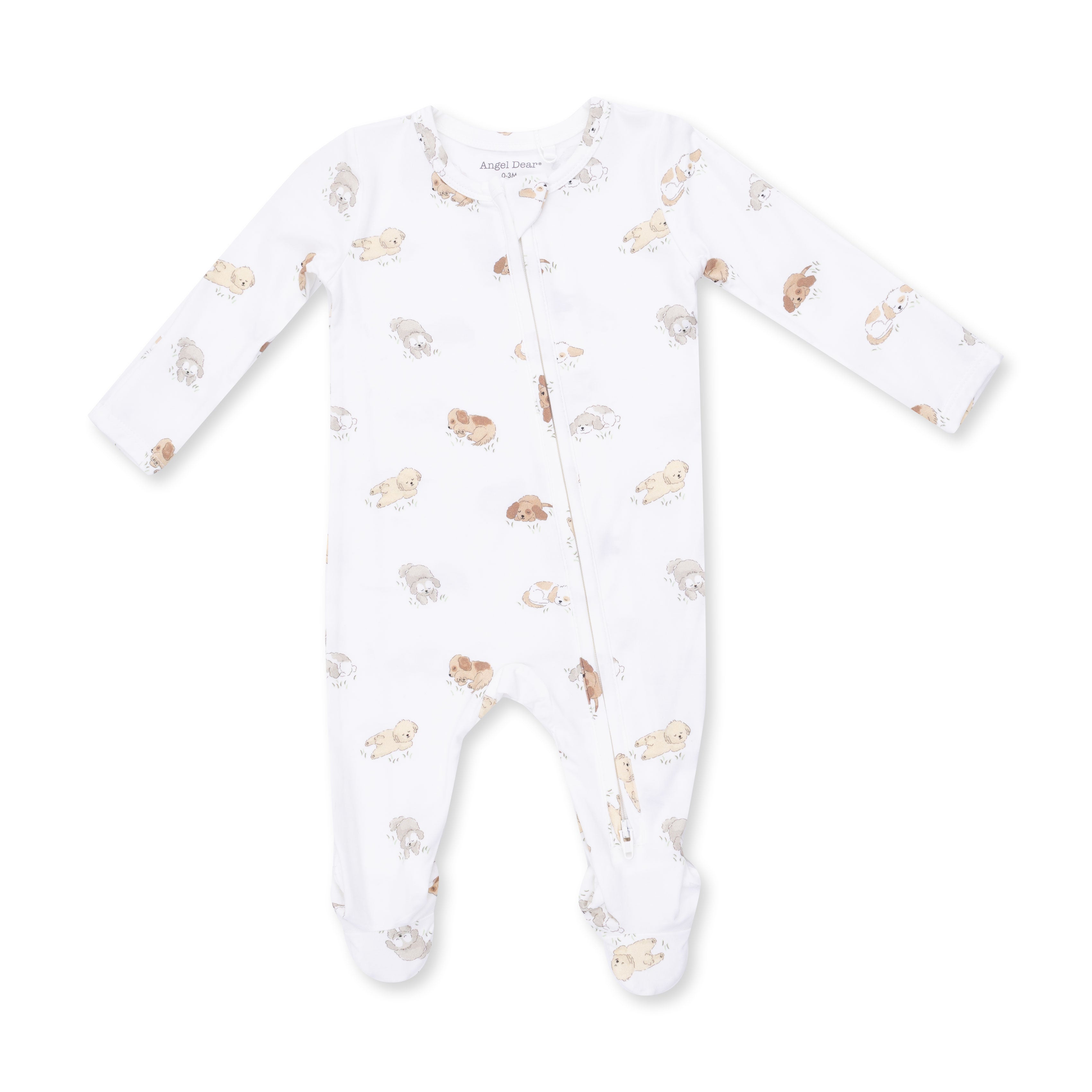 Angel Dear Puppy Snuggle Club 2 Way Zipper Footie