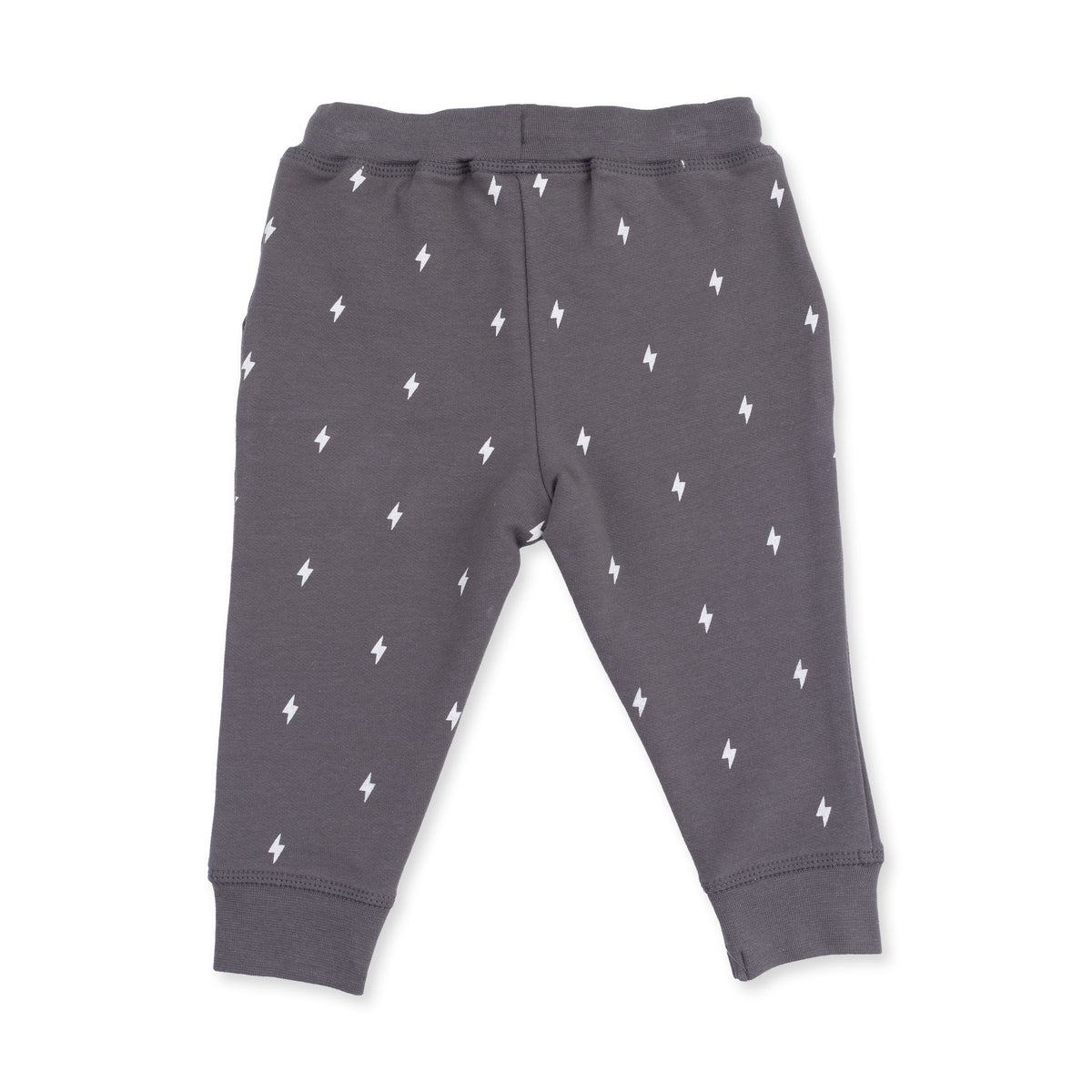 Angel Dear Lightning Bolt French Terry Drop Sleeve Sweatshirt & Jogger Pant