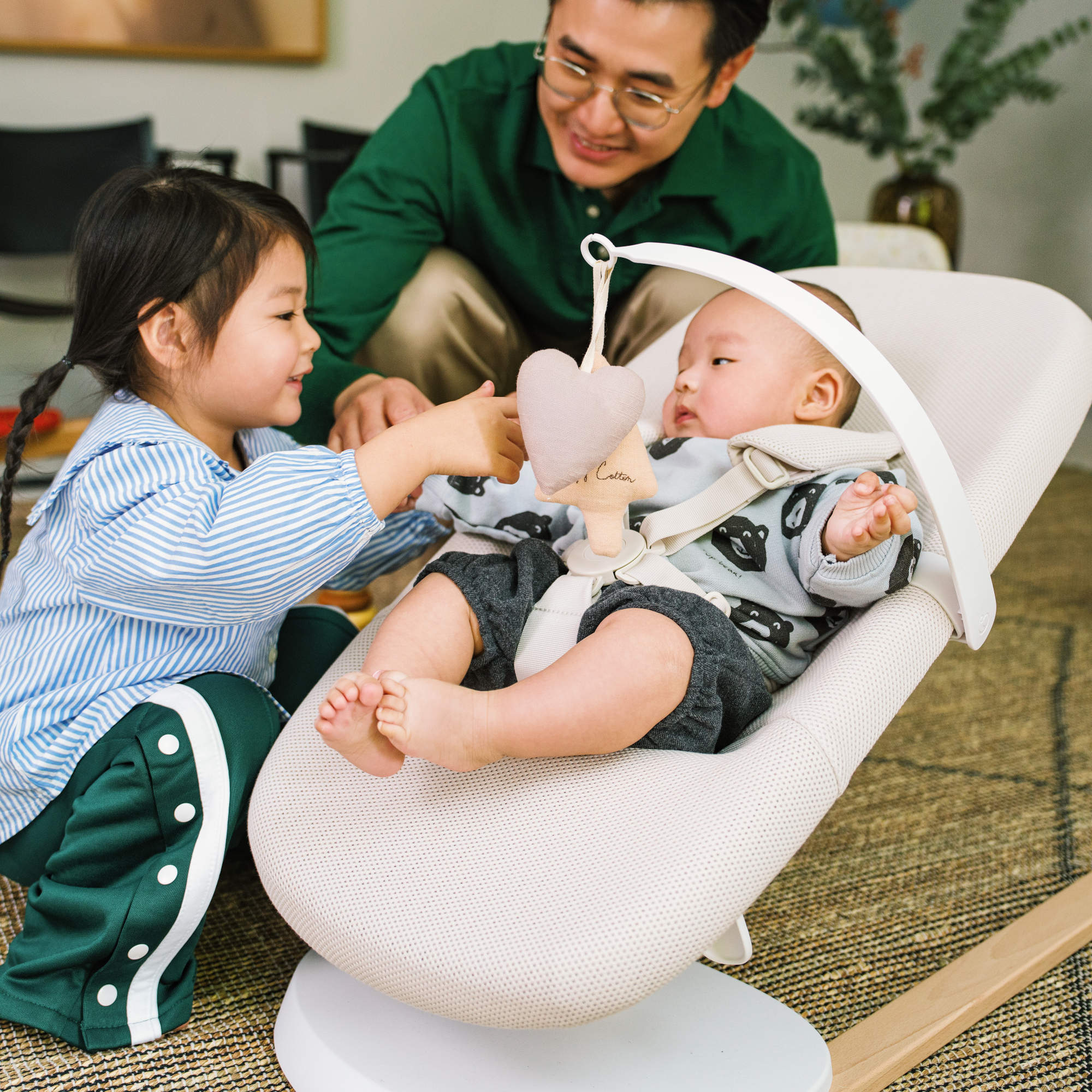 Stokke Yoga Baby Bouncer & Swing - Twinkle Twinkle Little One