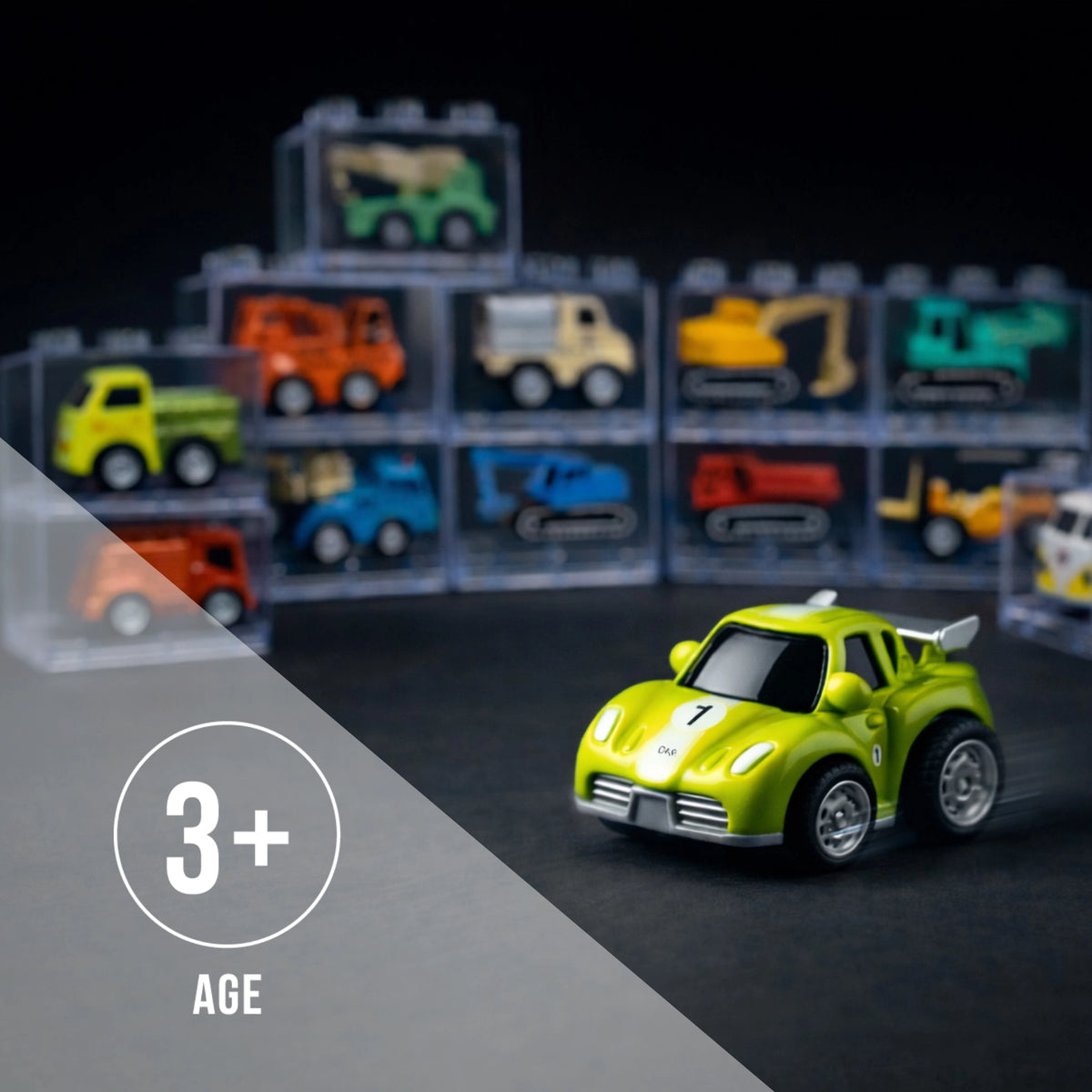 VVC Construction Vehicles Stackable Pullback Diecast Cars