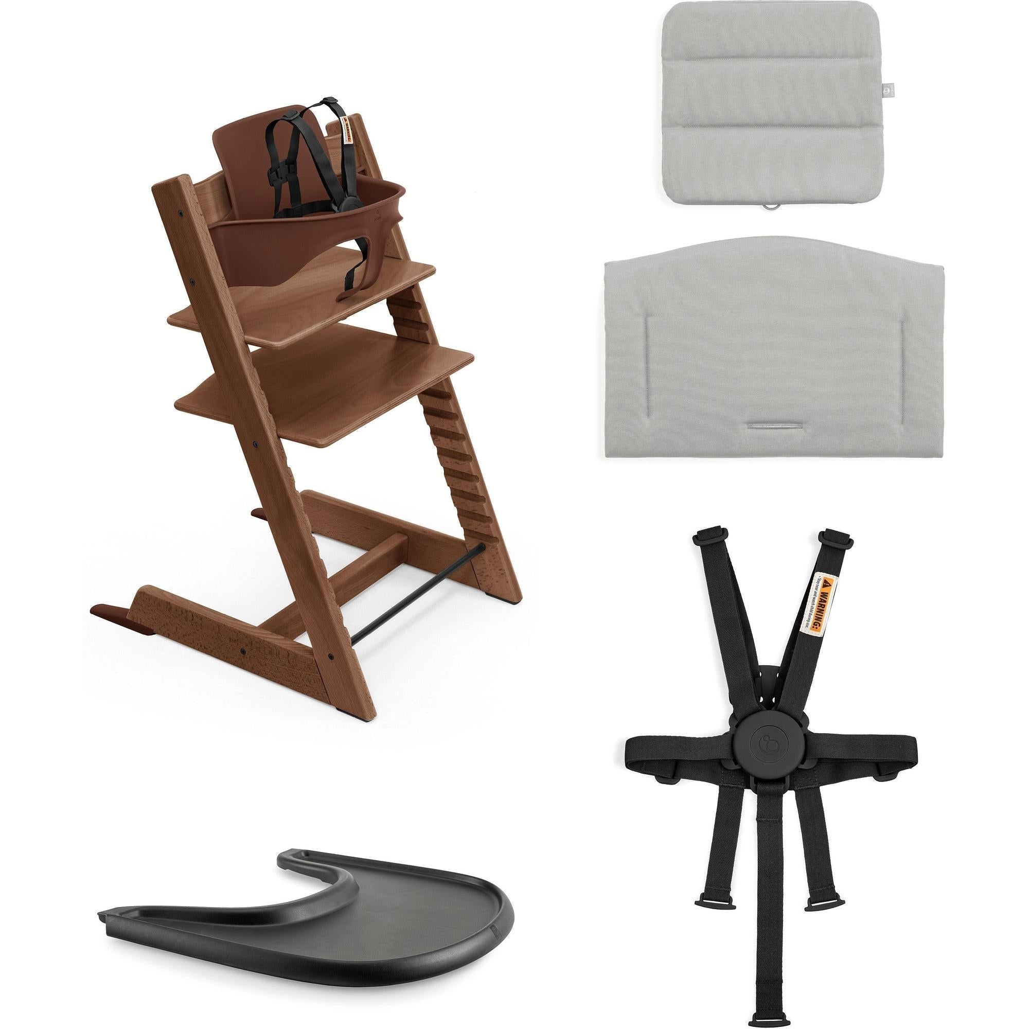 Stokke Tripp Trapp High Chair² with Cushion + Stokke Tray