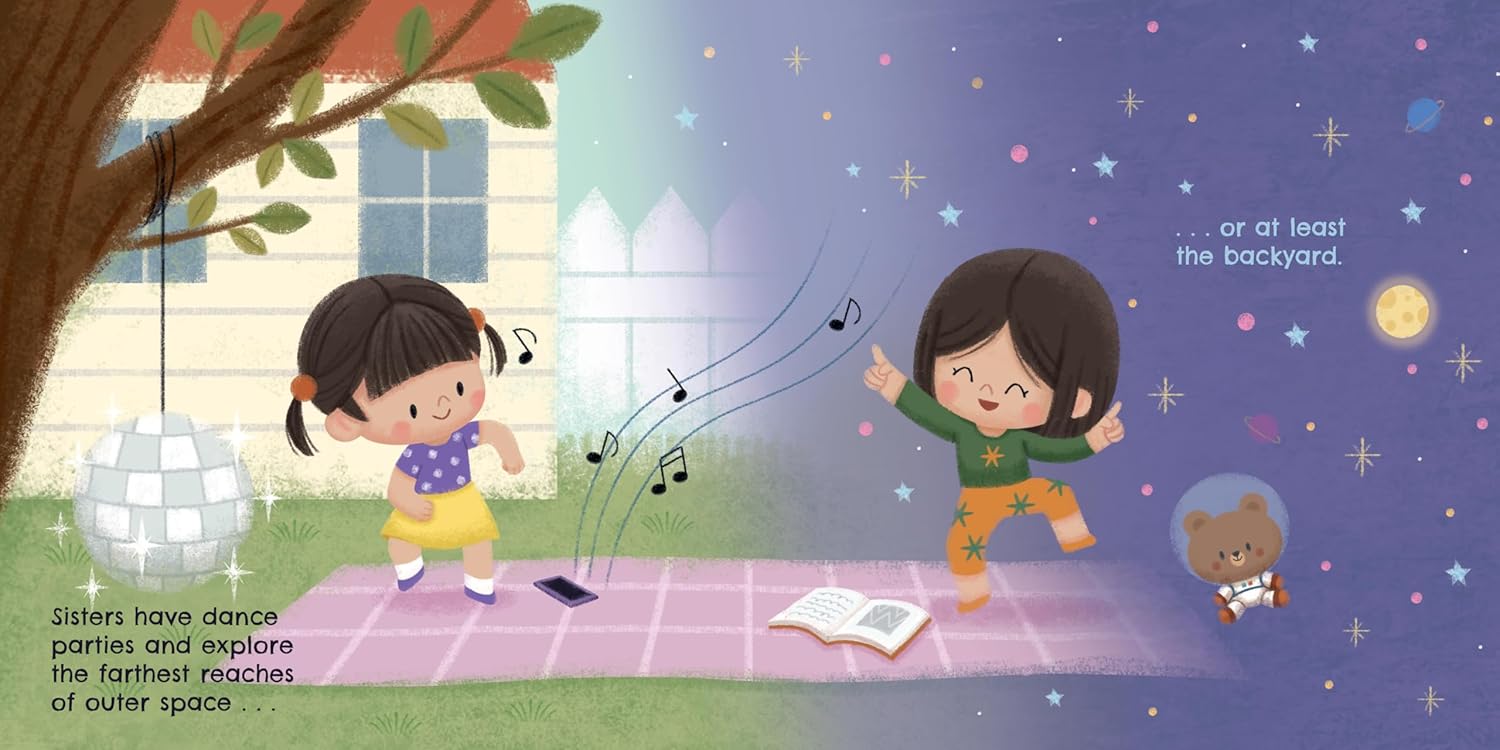 Sisters Are Sisters Forever: A Board Book about Sibling Love - Twinkle Twinkle Little One