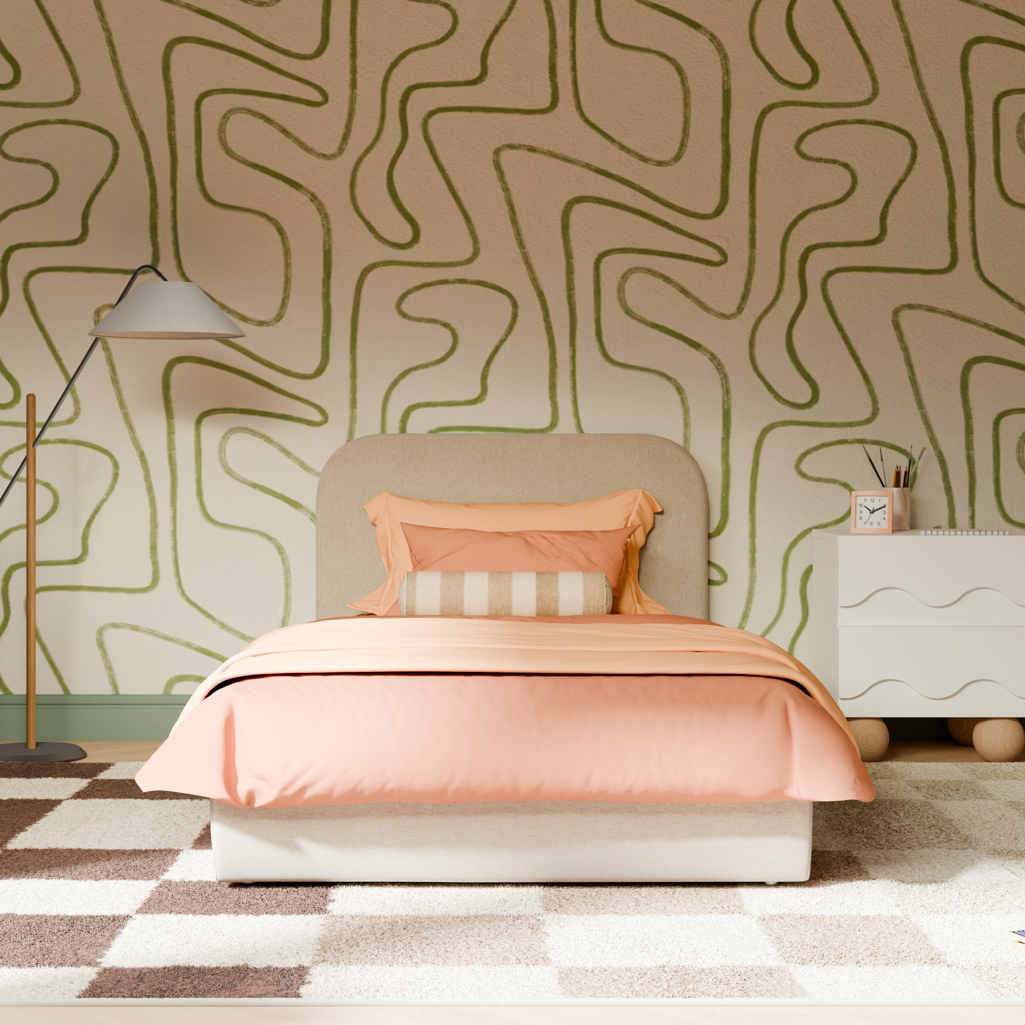 Babyletto Nara Twin Bed - Twinkle Twinkle Little One