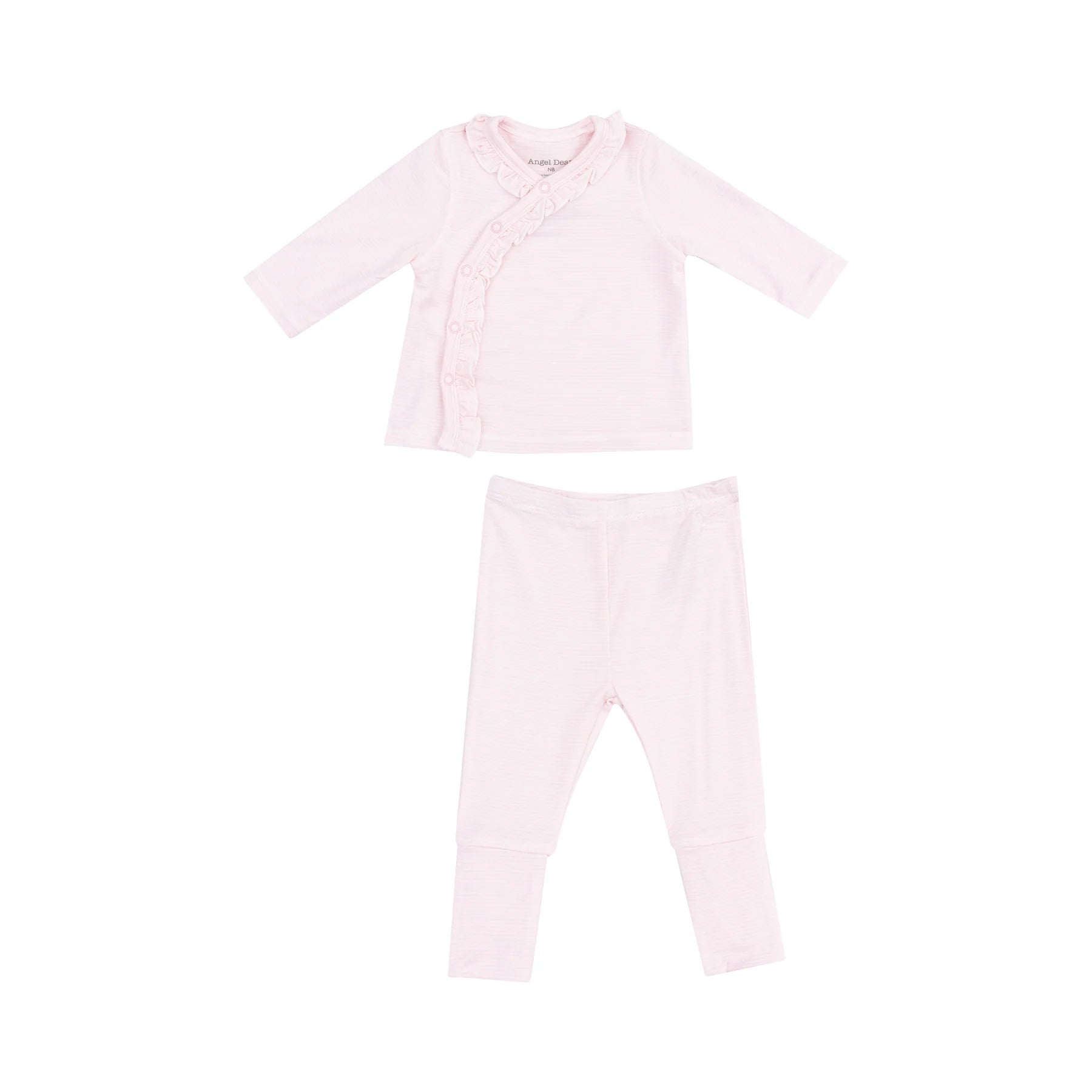 Classic Pink Stripe Take Me Home Set w/ Rollover Cuff Pant - Twinkle Twinkle Little One