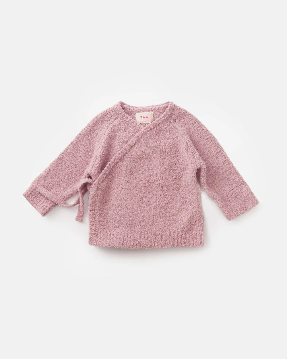 7 A.M. Enfant Fuzzy Wrap Top - Ash Rose - Twinkle Twinkle Little One