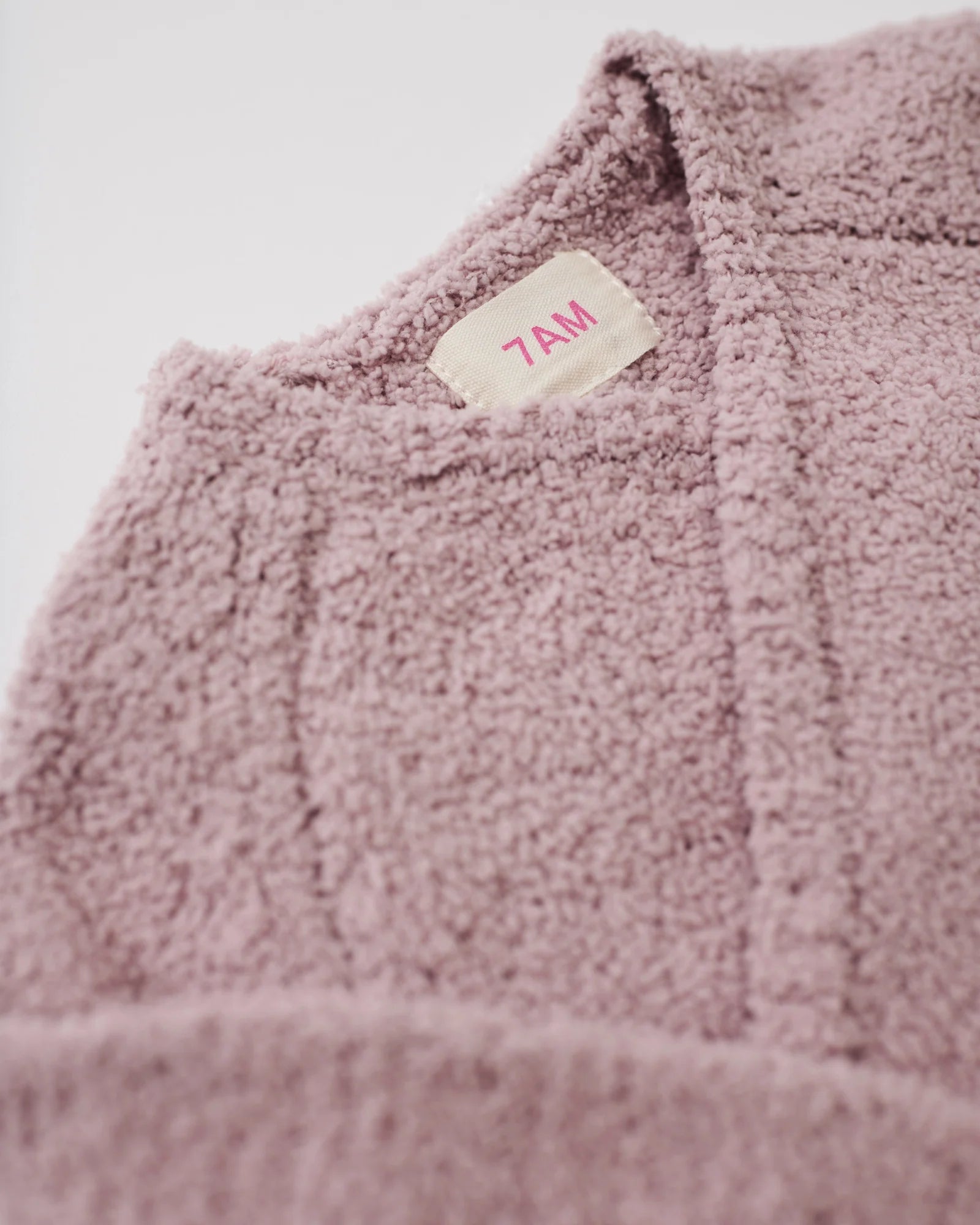 7 A.M. Enfant Fuzzy Wrap Top - Ash Rose - Twinkle Twinkle Little One