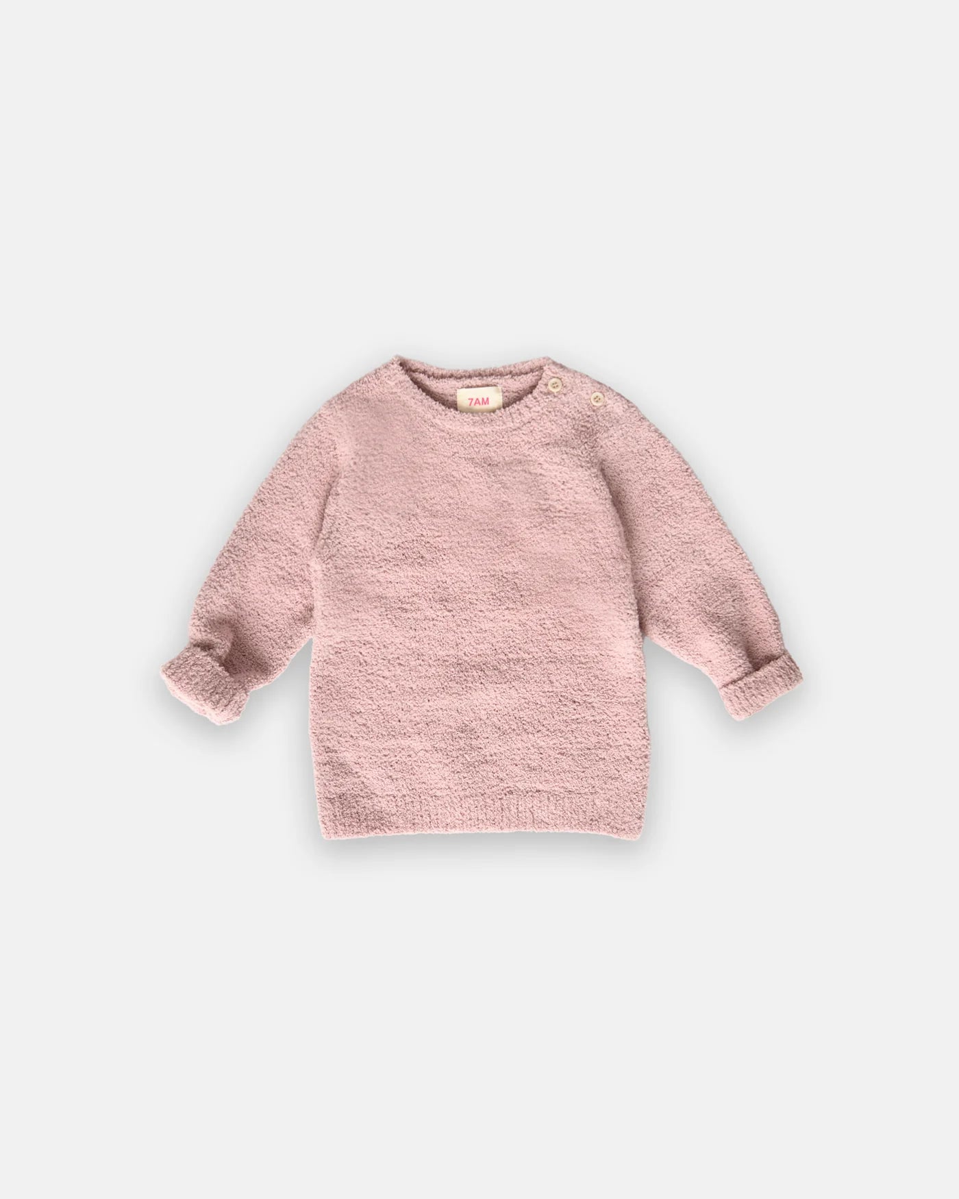 7 A.M. Enfant Long Sleeve Top & Fuzzy Leggings Set - Ash Rose - Twinkle Twinkle Little One