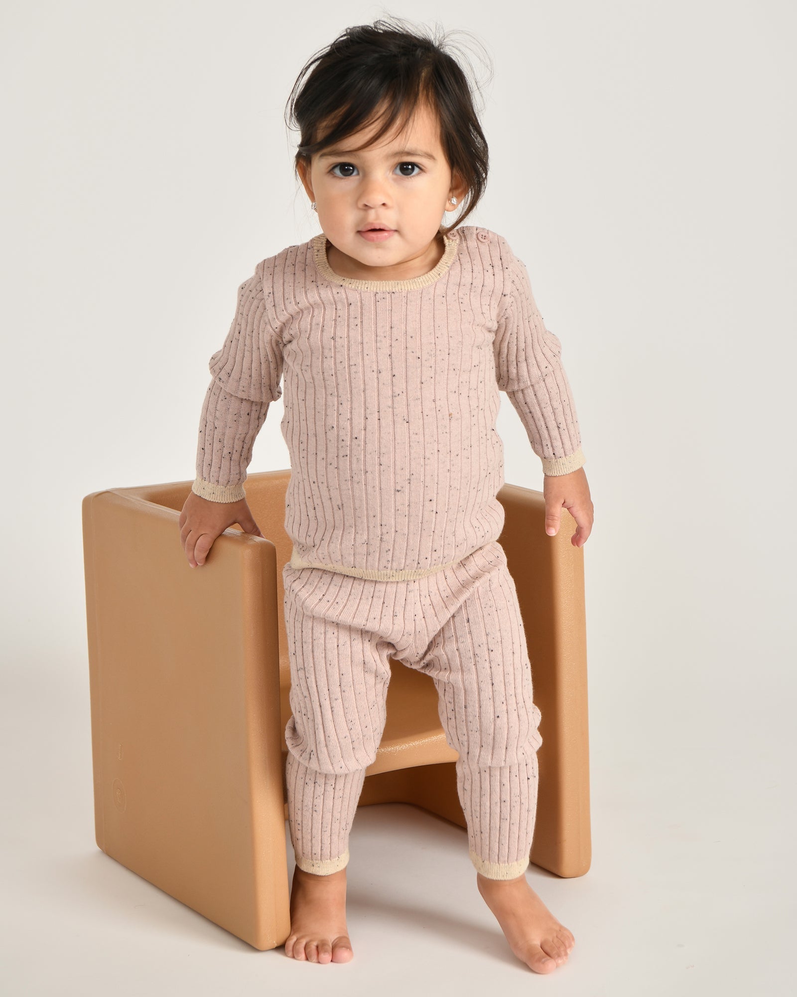 7 A.M. Hug Me Leggings - Ash Rose - Twinkle Twinkle Little One