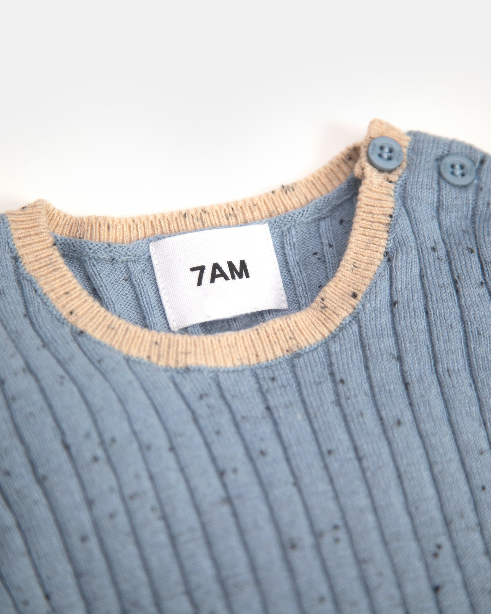 7 A.M. Hug Me Long Sleeve Top - Lake Blue - Twinkle Twinkle Little One