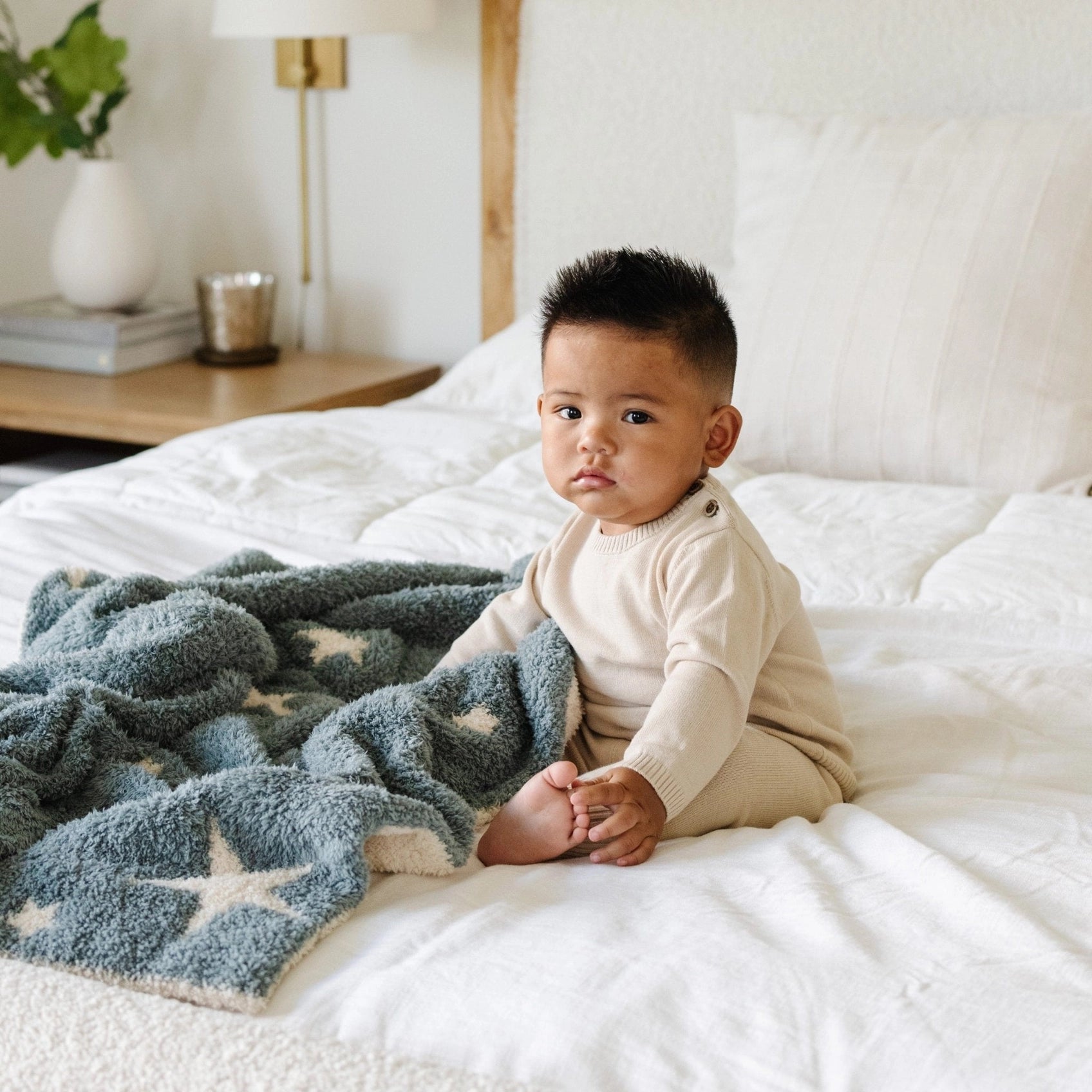 DOUBLE-LAYER BAMBONI RECEIVING BLANKETS