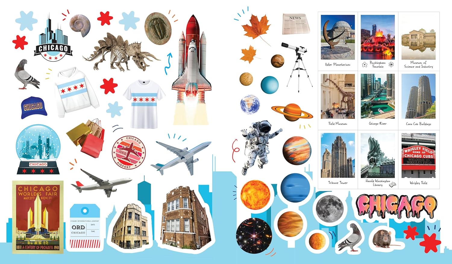500 Stickers: Chicago: Discover the Magic of the Windy City with Hundreds of Fun Stickers!