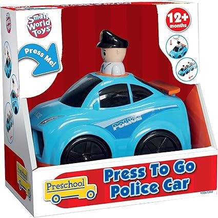 Press To Go Police Car Toy - Twinkle Twinkle Little One