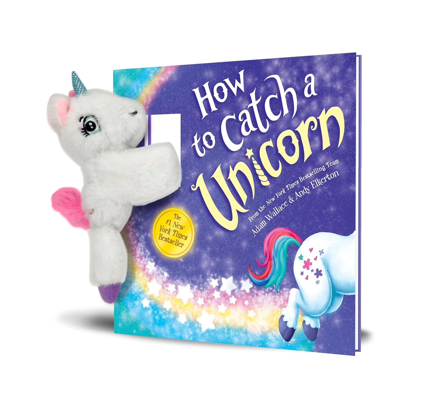 Snap & Snuggle: How to Catch a Unicorn: Plush Silicone Slap Bracelet and Funny Adventure Book for Kidsrrr4e