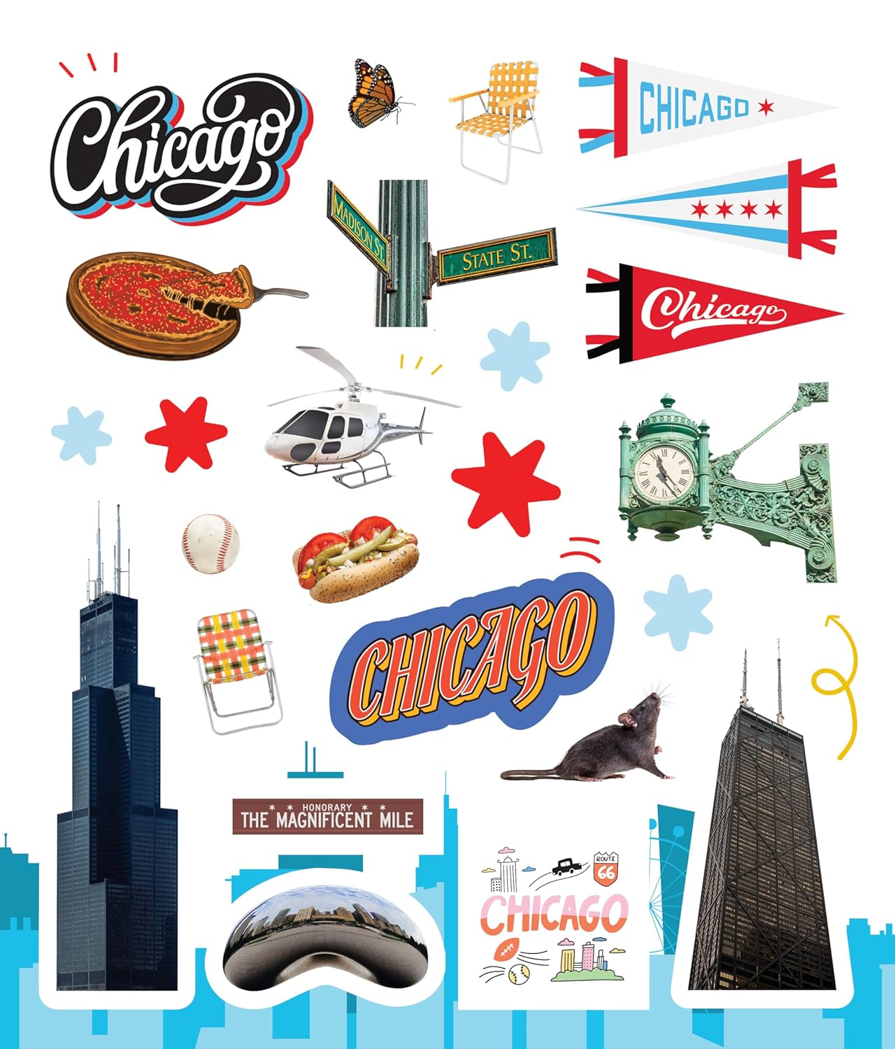 500 Stickers: Chicago: Discover the Magic of the Windy City with Hundreds of Fun Stickers!