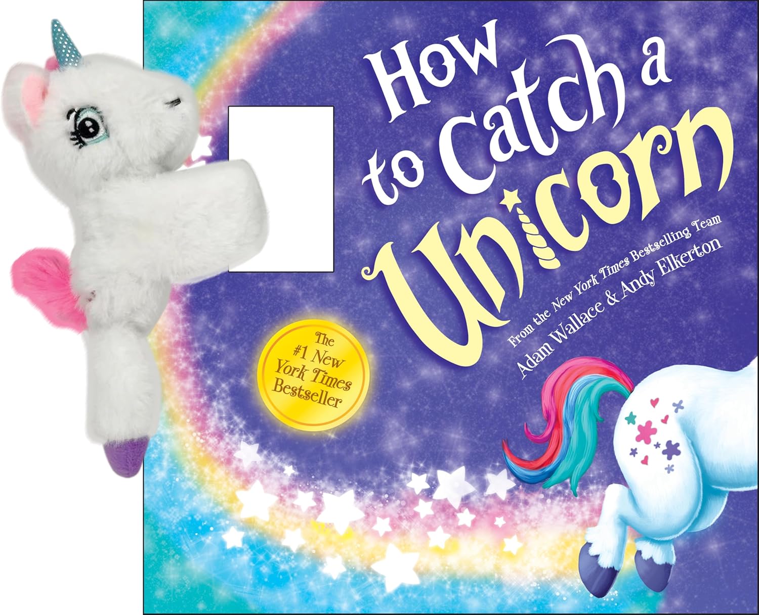 Snap & Snuggle: How to Catch a Unicorn: Plush Silicone Slap Bracelet and Funny Adventure Book for Kidsrrr4e