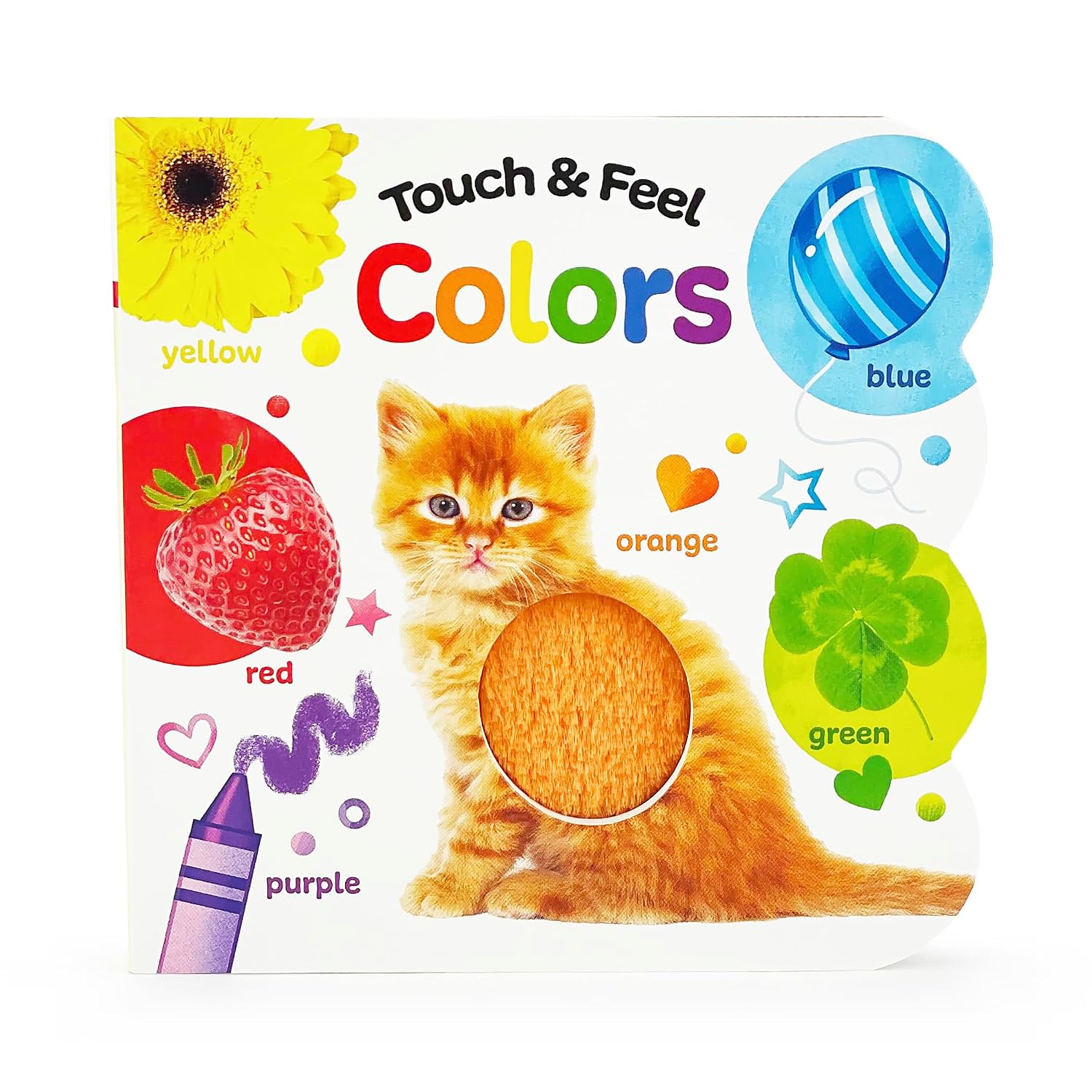 Touch and Feel Colors: Baby & Toddler Sensory Board Book