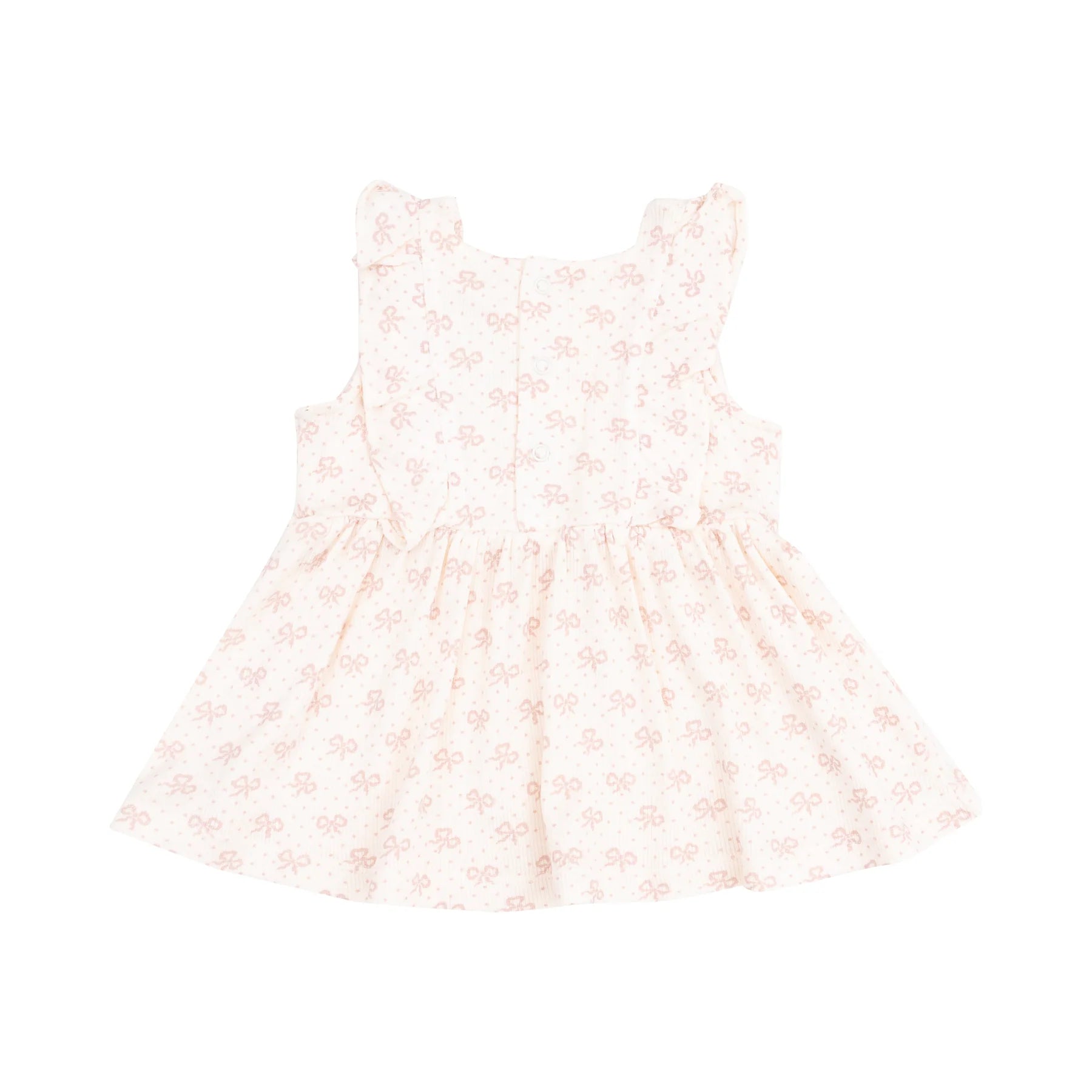 Vintage Mini Bows Square Neck Ruffle Tank & Bike Short - Twinkle Twinkle Little One