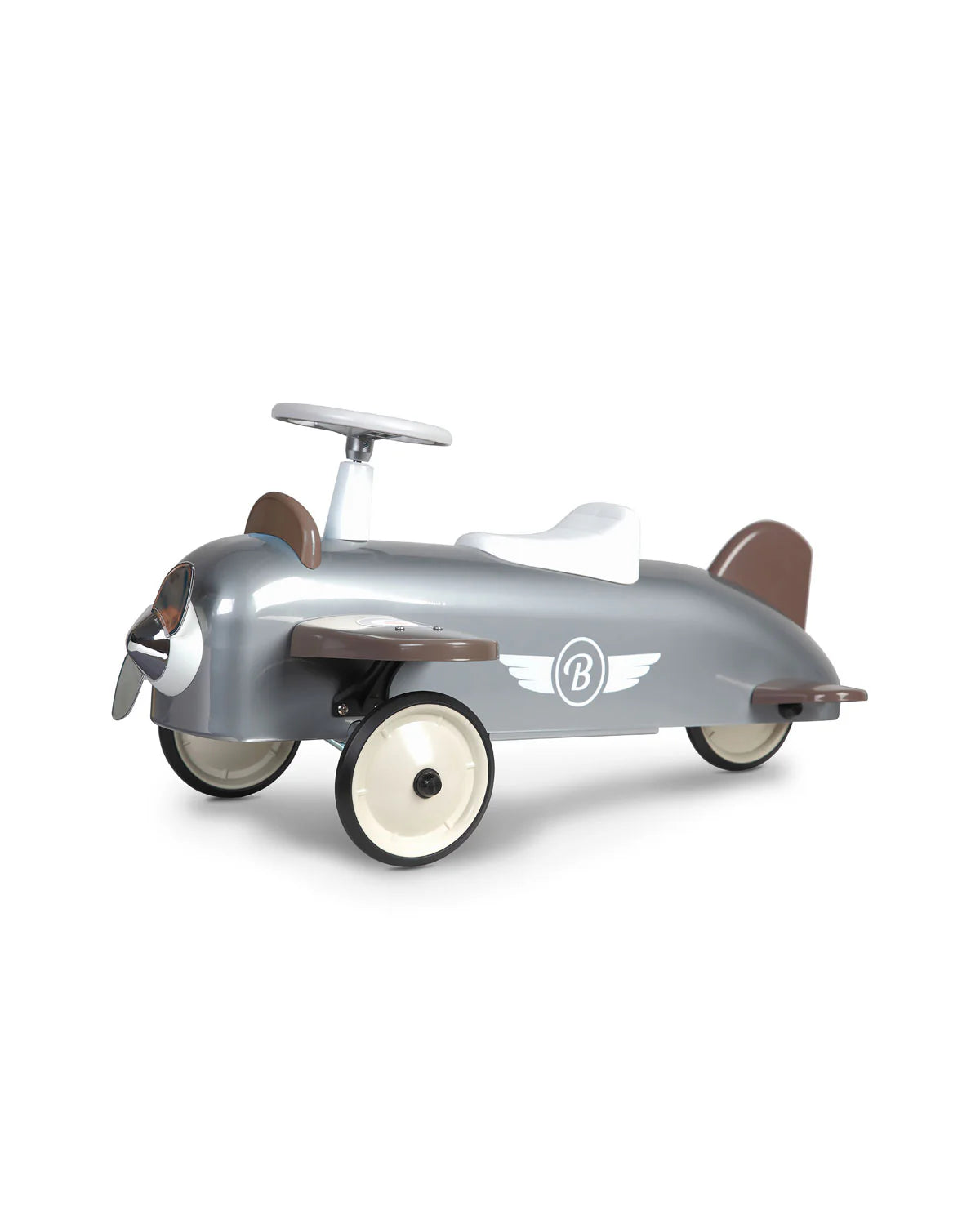 Ride-On Speedster Plane Silver