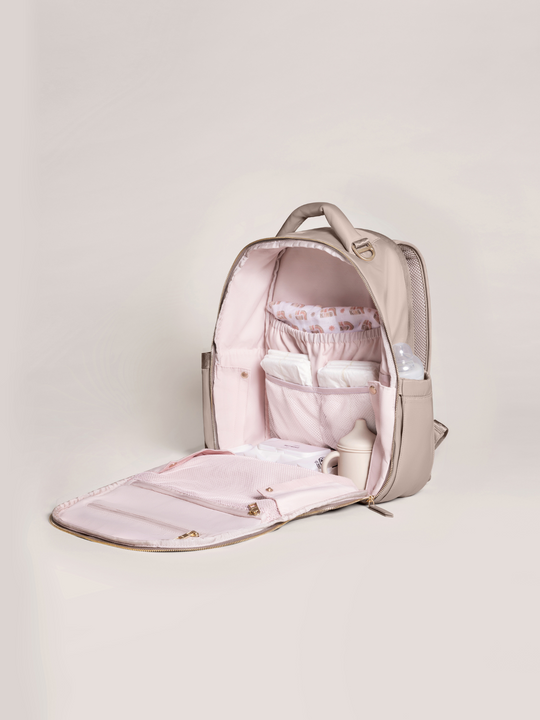 CLASSIC DIAPER BACKPACK - TAUPE - Twinkle Twinkle Little One