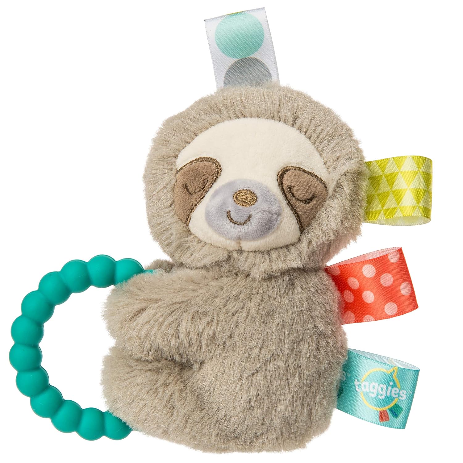 Taggies Molasses Sloth Teether Rattle - Twinkle Twinkle Little One