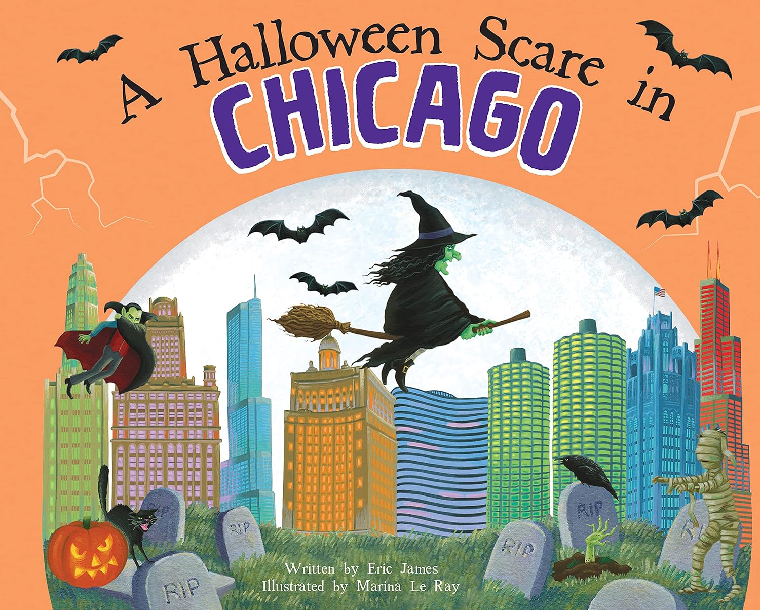 A Halloween Scare in Chicago: A Silly Monster Adventure Set in Chicago
