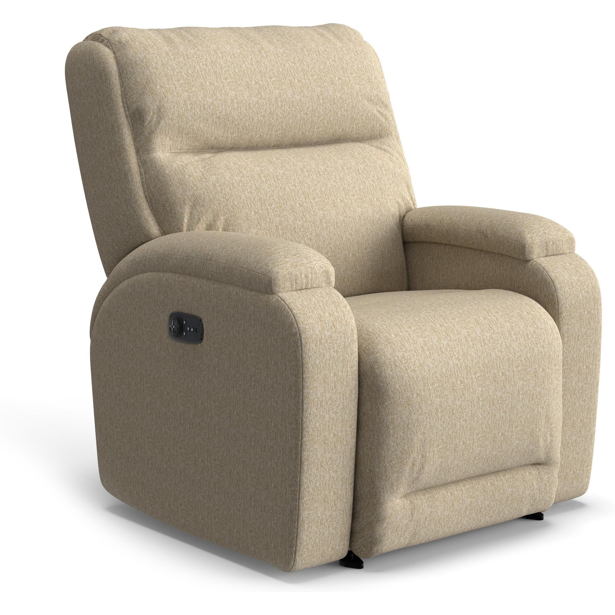 Storytime Maverly Power Cozzia Swivel Glide Recliner with Heat & Massage
