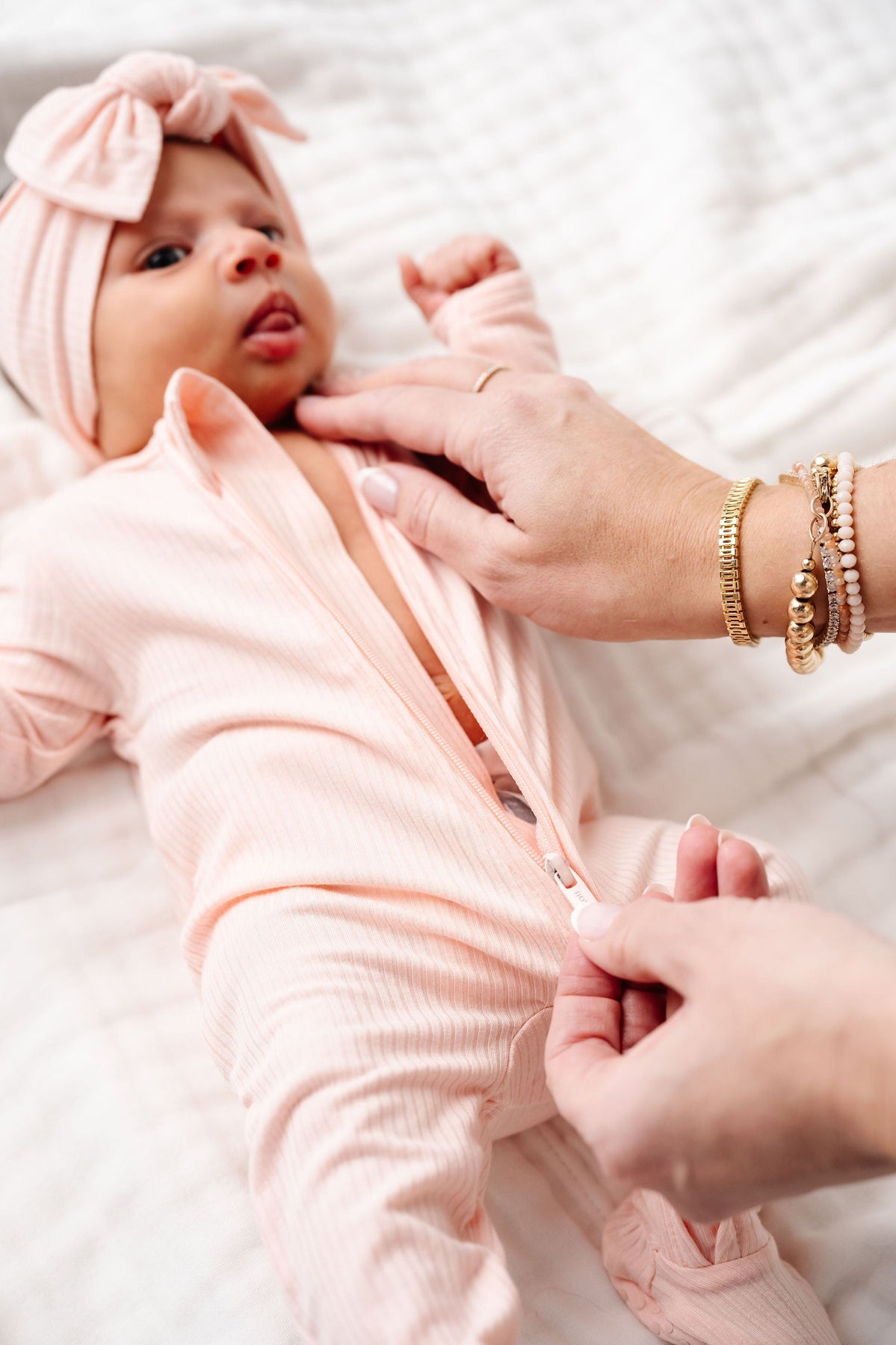 Lou Lou & Company Ribbed Rosie Footie - Twinkle Twinkle Little One