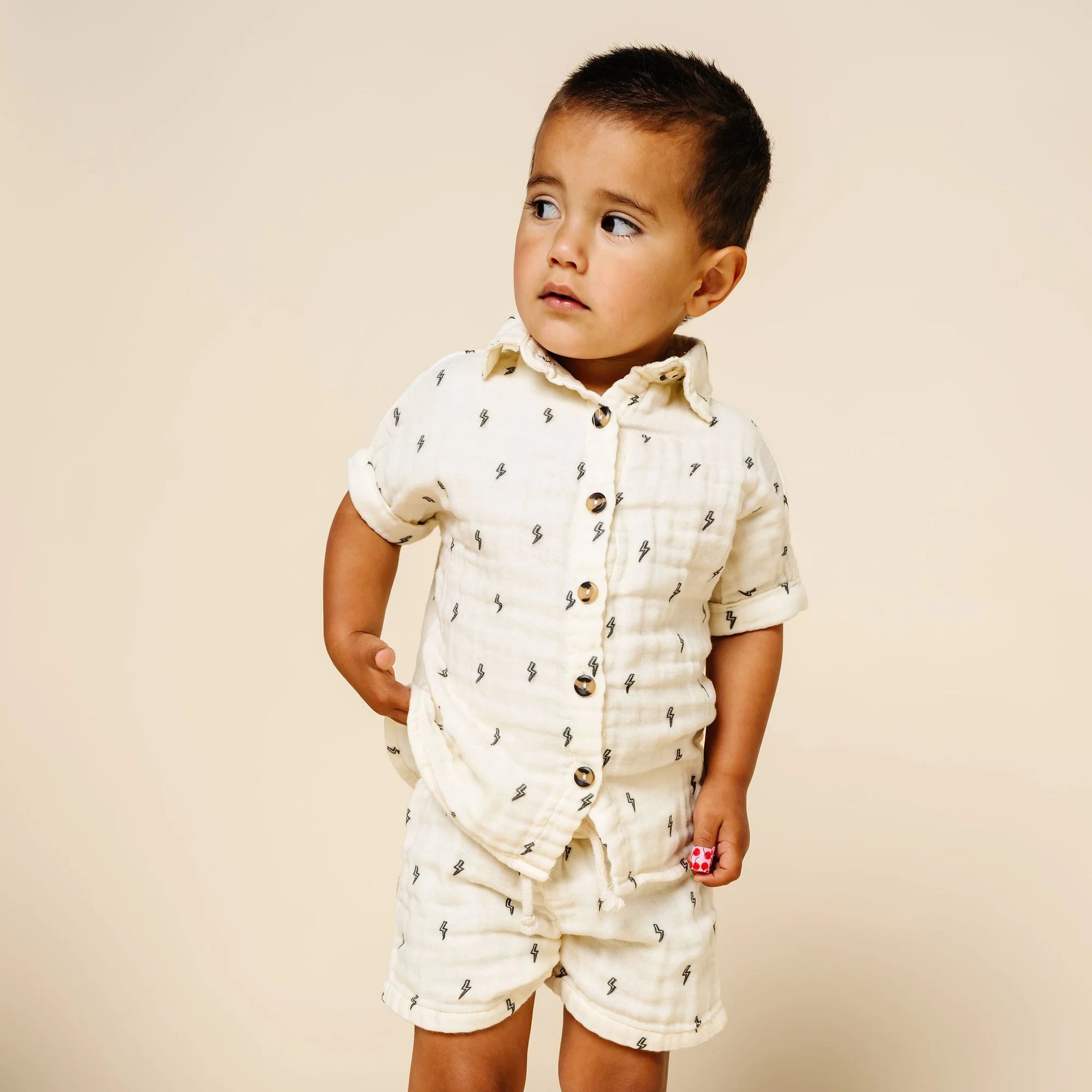 Lou Lou & Company Shirt & Shorts Set - Lightening Bolt - Twinkle Twinkle Little One