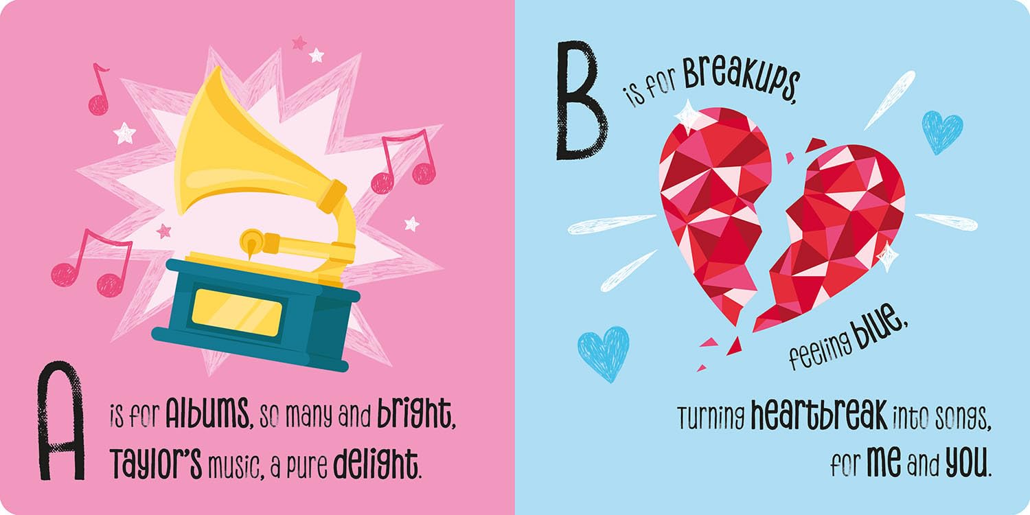 ABC of Taylor Swift: A Rhyming Lullaby Board Book - Twinkle Twinkle Little One