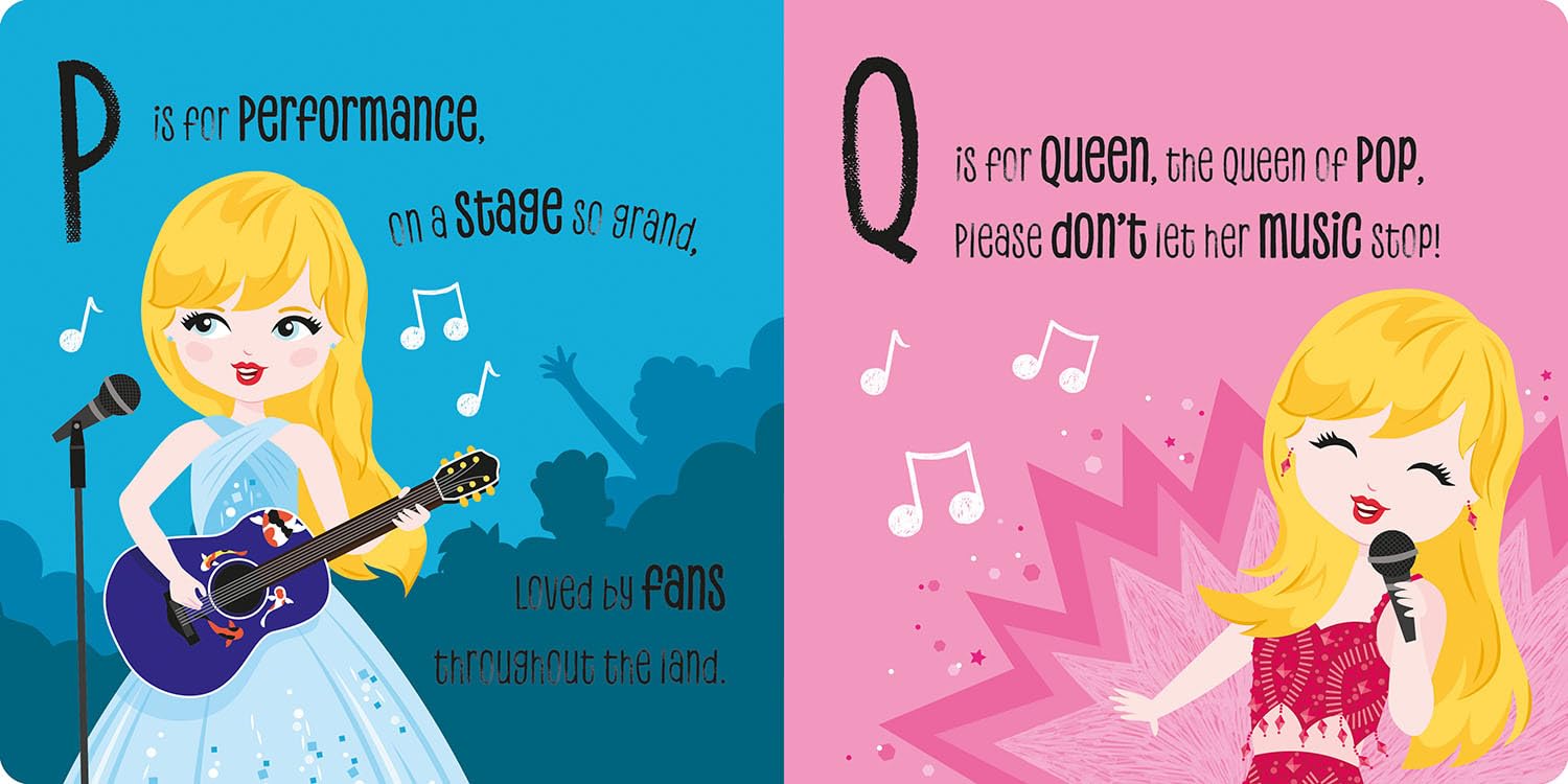 ABC of Taylor Swift: A Rhyming Lullaby Board Book - Twinkle Twinkle Little One