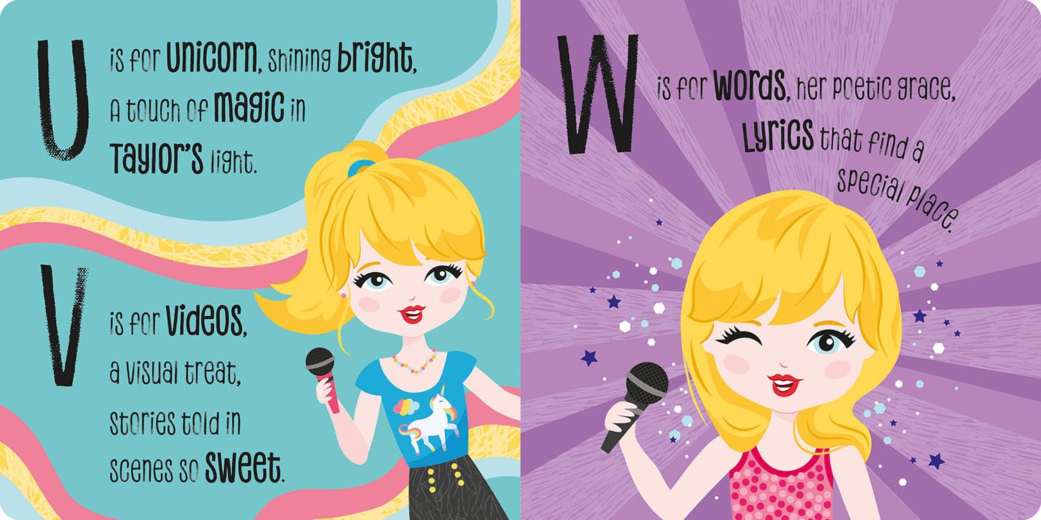 ABC of Taylor Swift: A Rhyming Lullaby Board Book - Twinkle Twinkle Little One