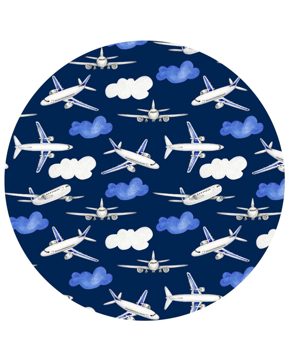 Airplane Zippered Footie - Twinkle Twinkle Little One