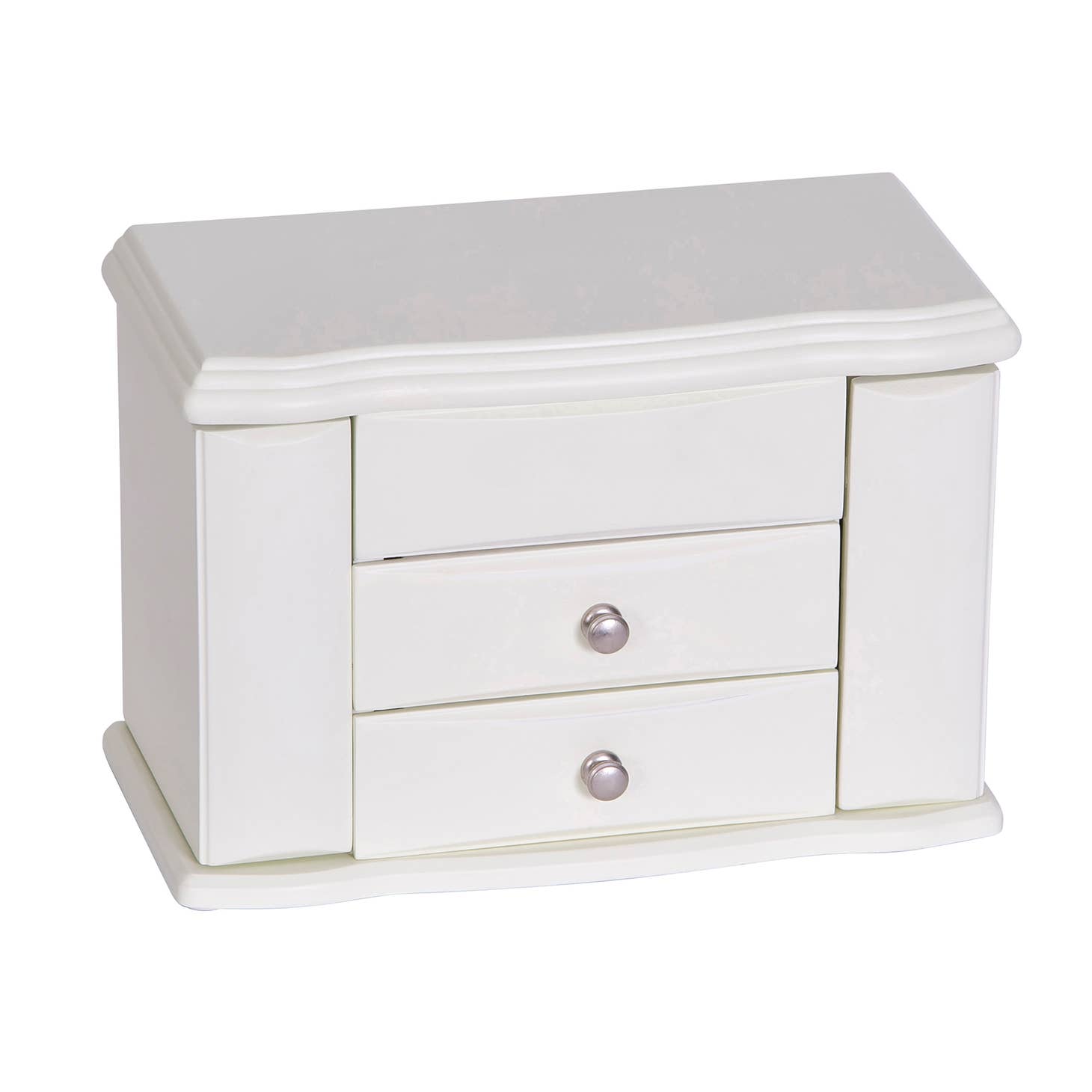 White Ballerina Wooden Ballerina Music Jewelry Box - Twinkle Twinkle Little One