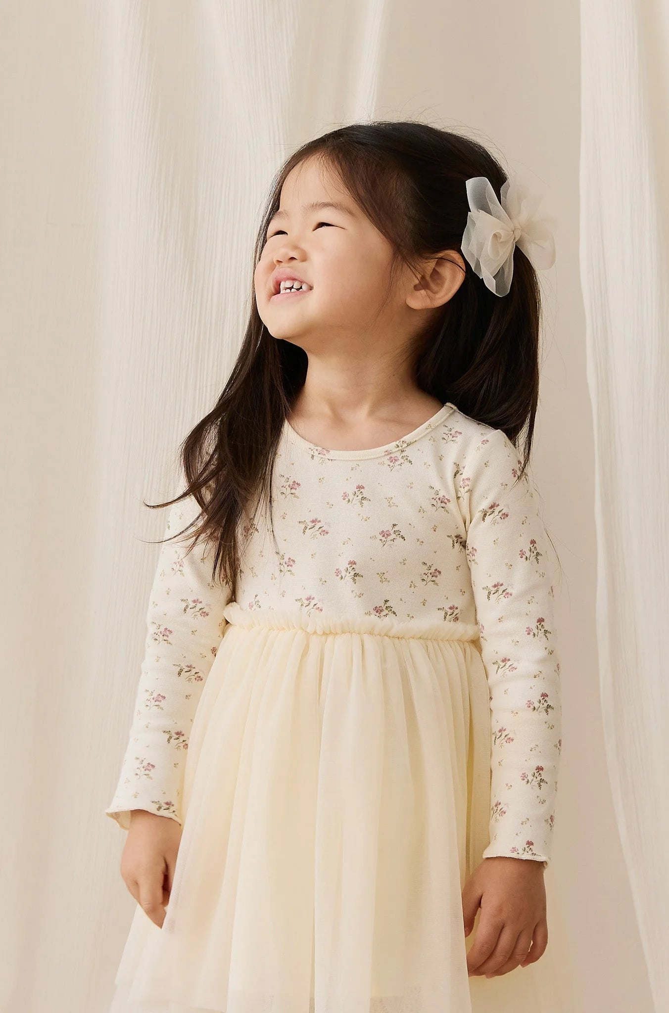 Anna Dress Thelma Egret - Twinkle Twinkle Little One