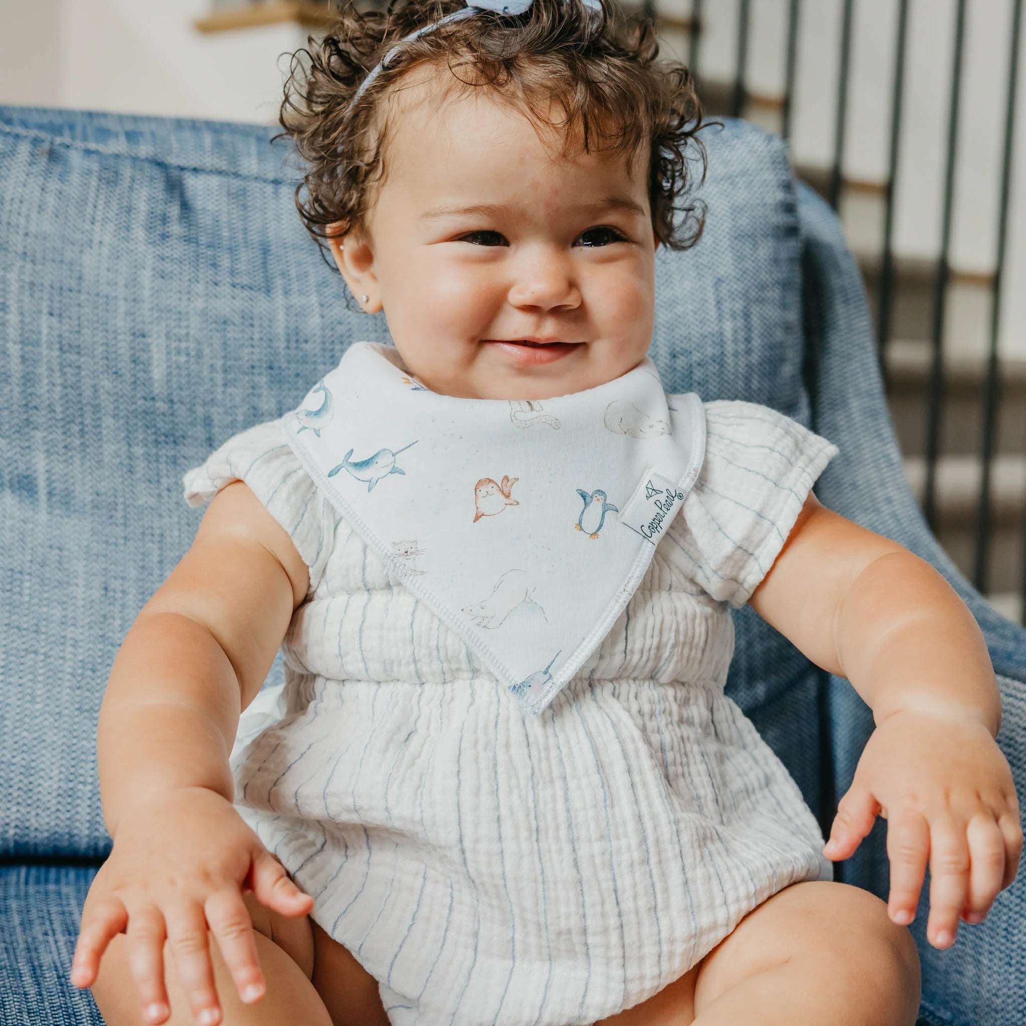 Arctic Wonder Baby Bandana Bibs - Twinkle Twinkle Little One