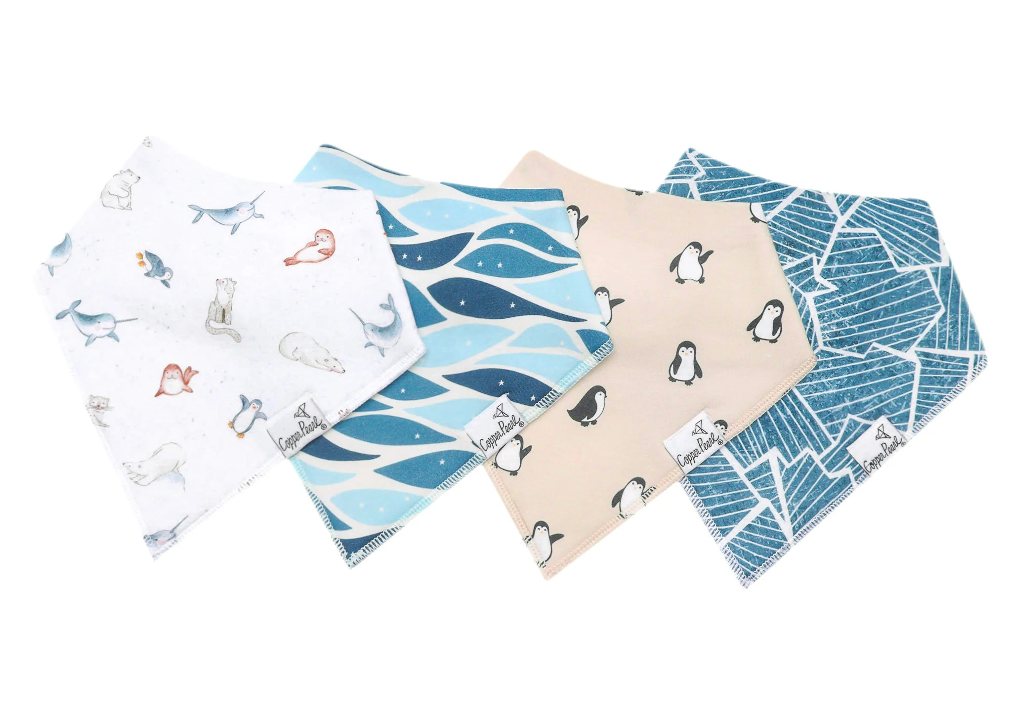 Arctic Wonder Baby Bandana Bibs - Twinkle Twinkle Little One