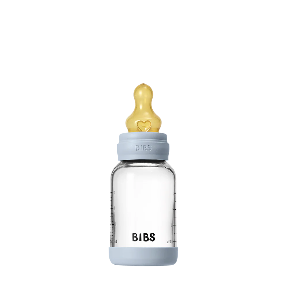 Baby Glass Bottle Set 4oz Latex