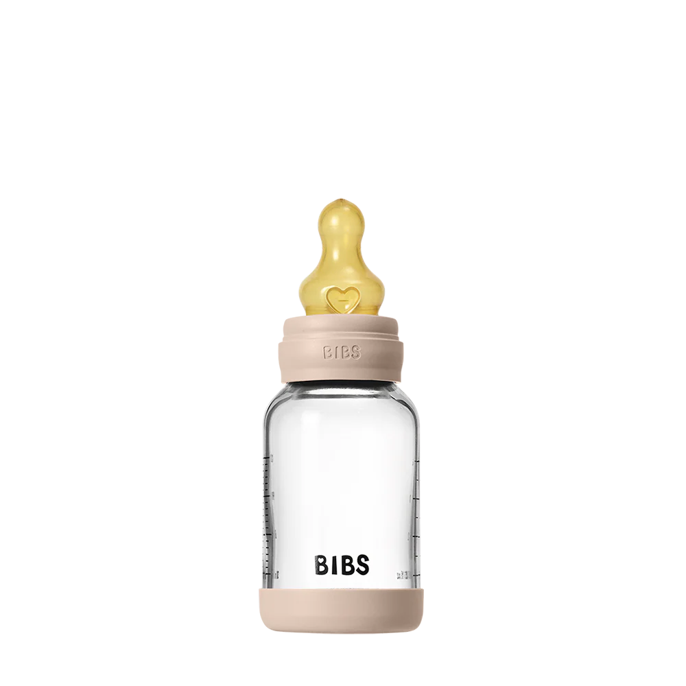 Baby Glass Bottle Set 4oz Latex