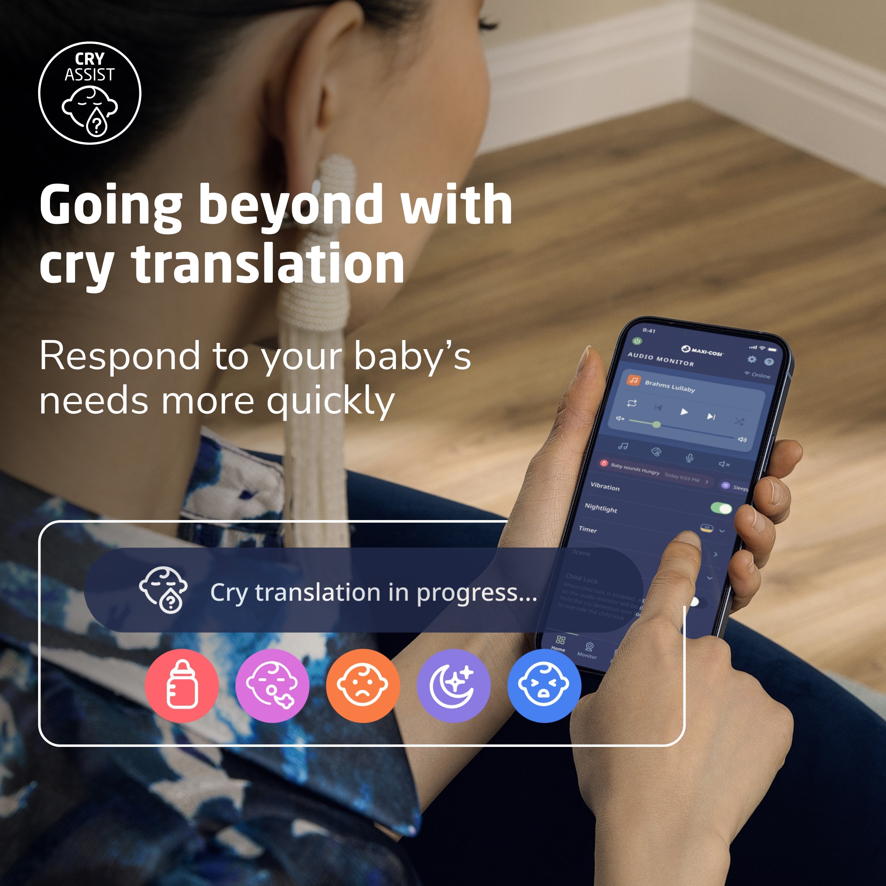 Maxi-Cosi Kindred Sibia Bassinet - Twinkle Twinkle Little One