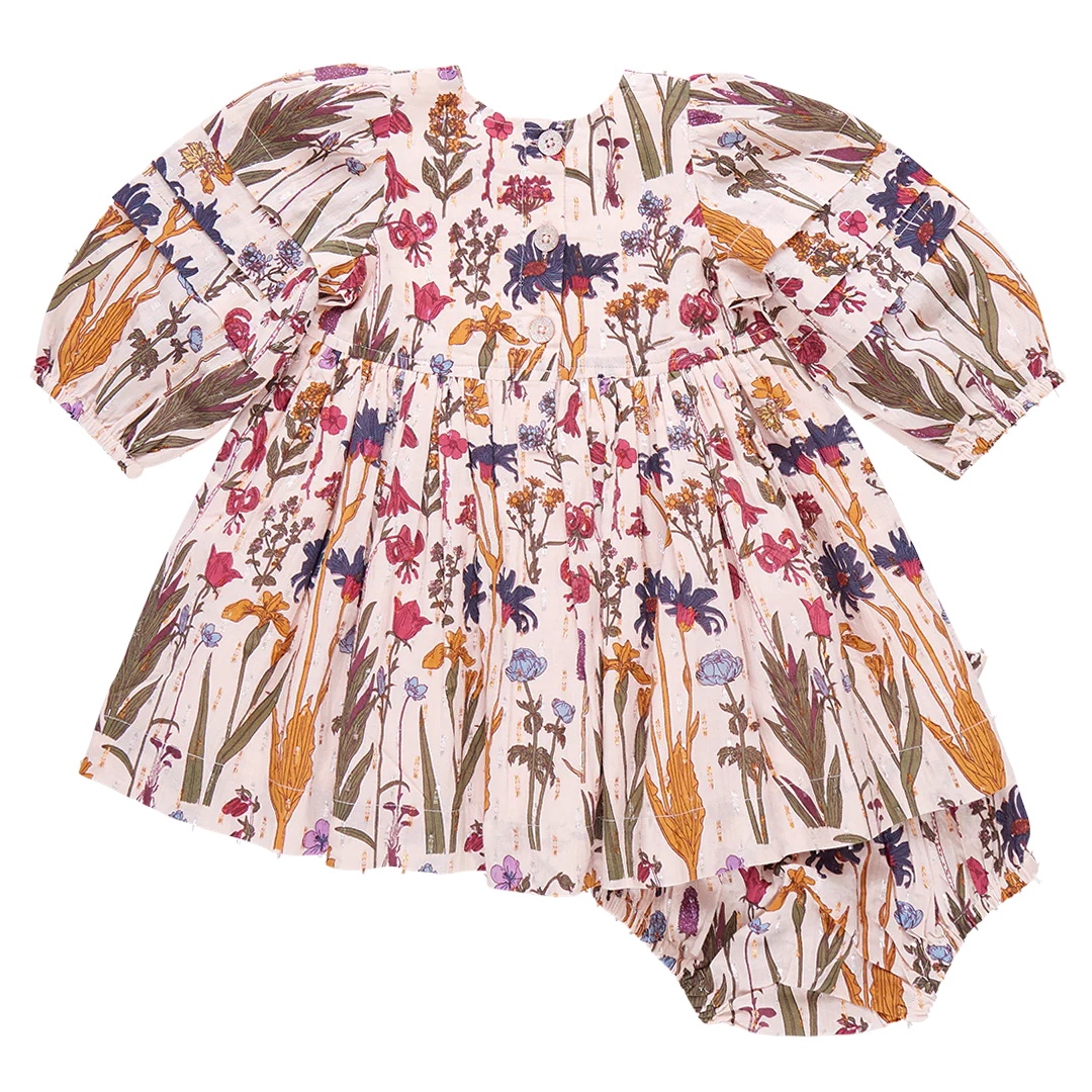 Baby Girls Brooke Dress Set - Autumn Flowers - Twinkle Twinkle Little One