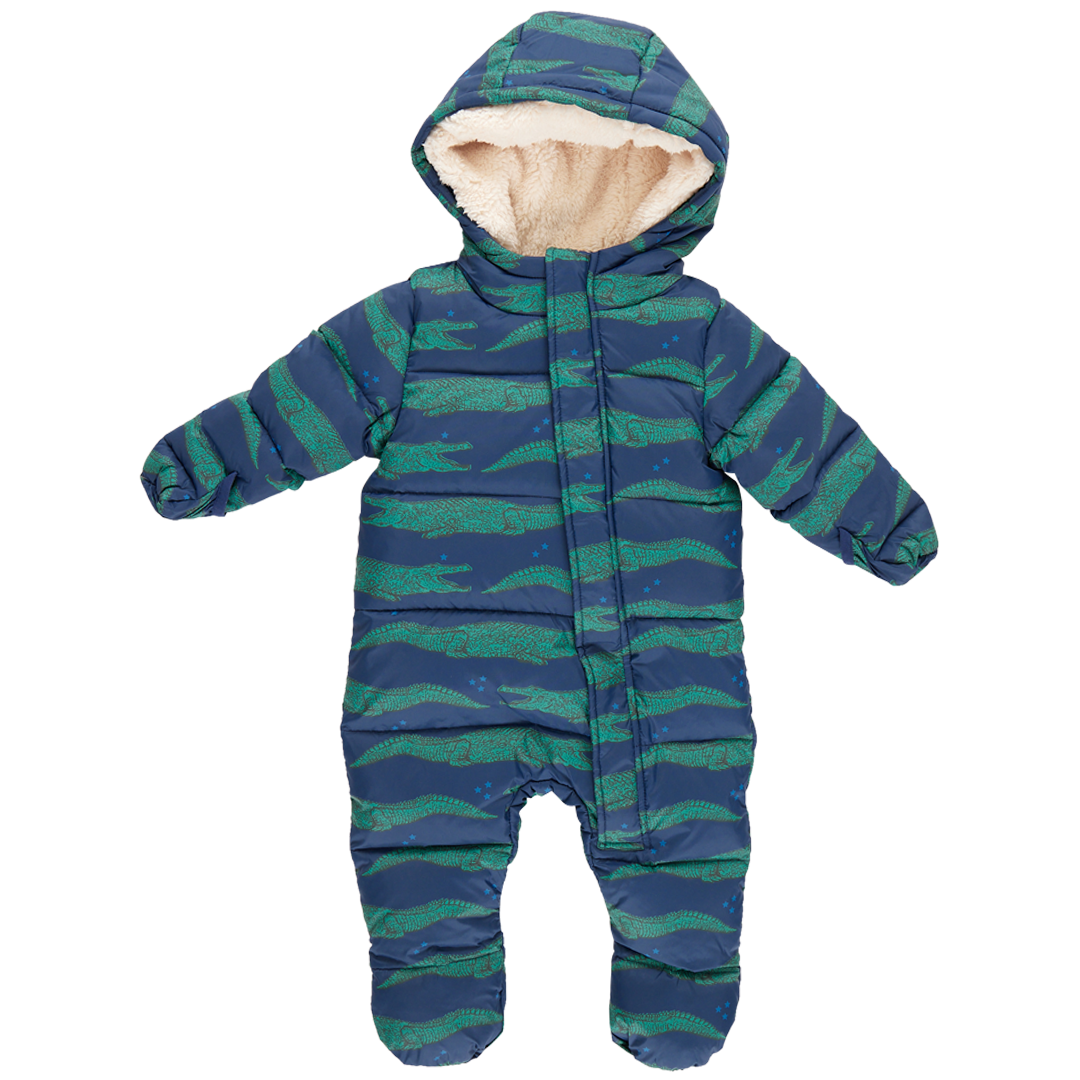 Baby Snowsuit - Crocodiles - Twinkle Twinkle Little One