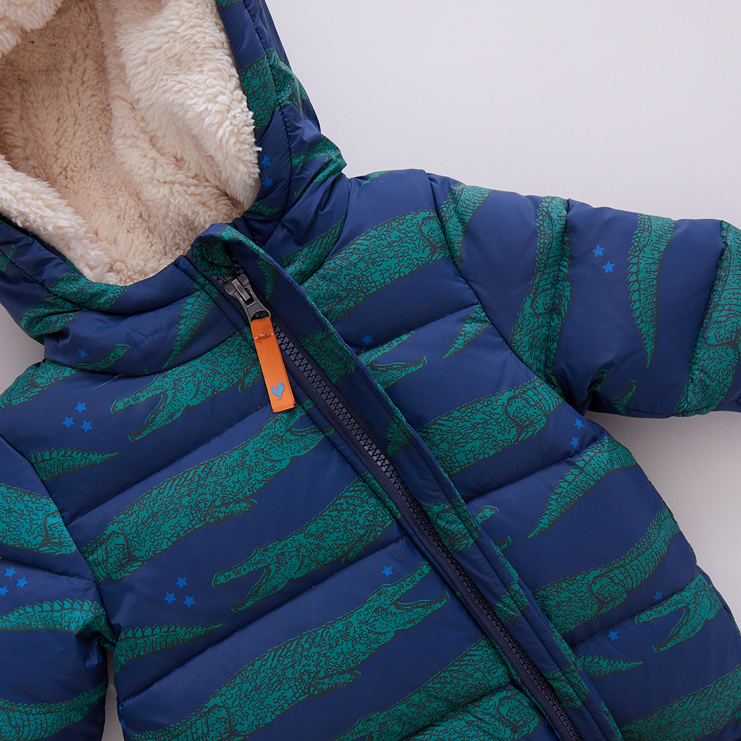 Baby Snowsuit - Crocodiles - Twinkle Twinkle Little One